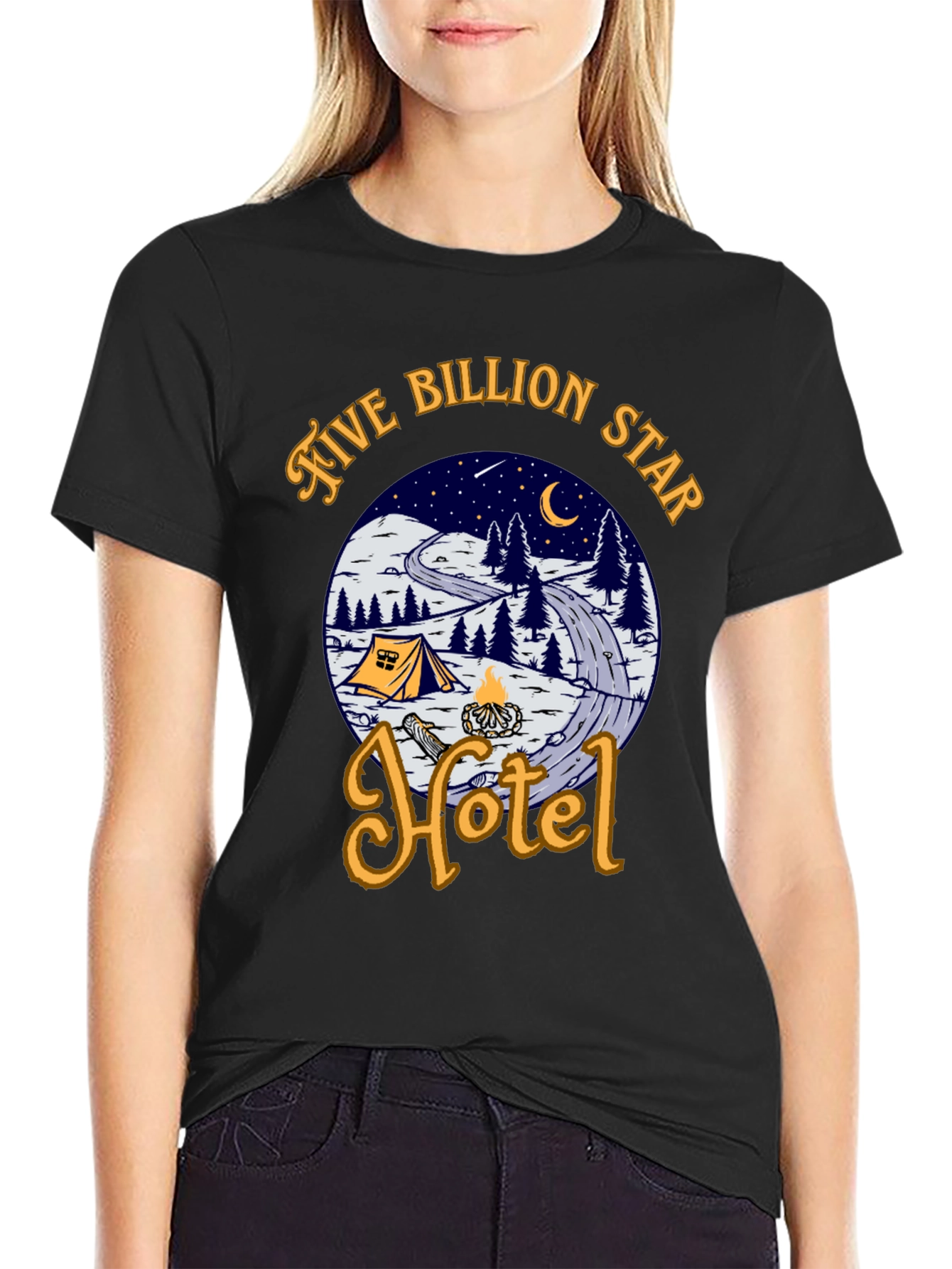 Five Billion Star Hotel Graphic T-Shirt