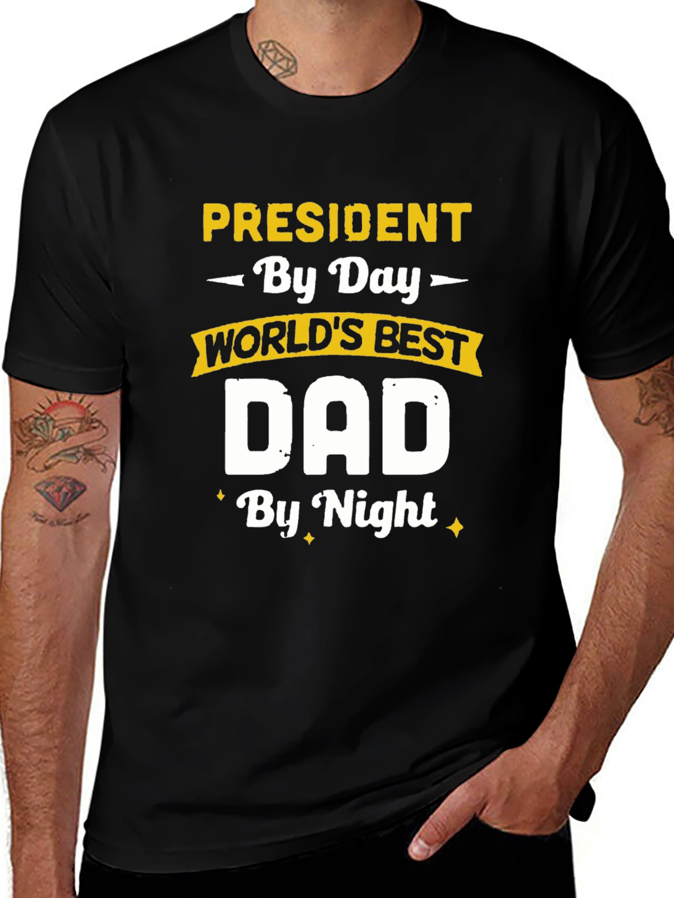 President By Day Dad By Night T-Shirt