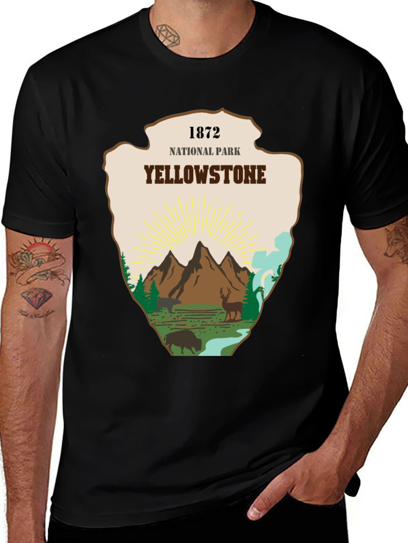 Yellowstone National Park Graphic Tee
