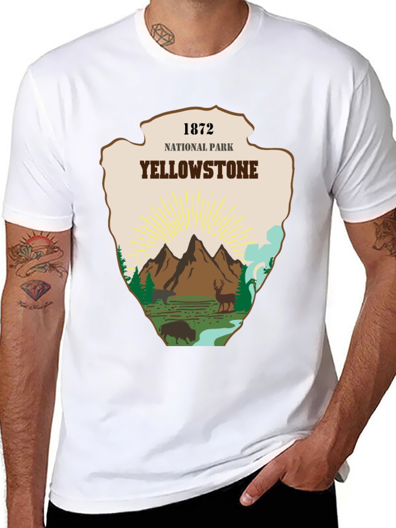 Yellowstone National Park Graphic Tee