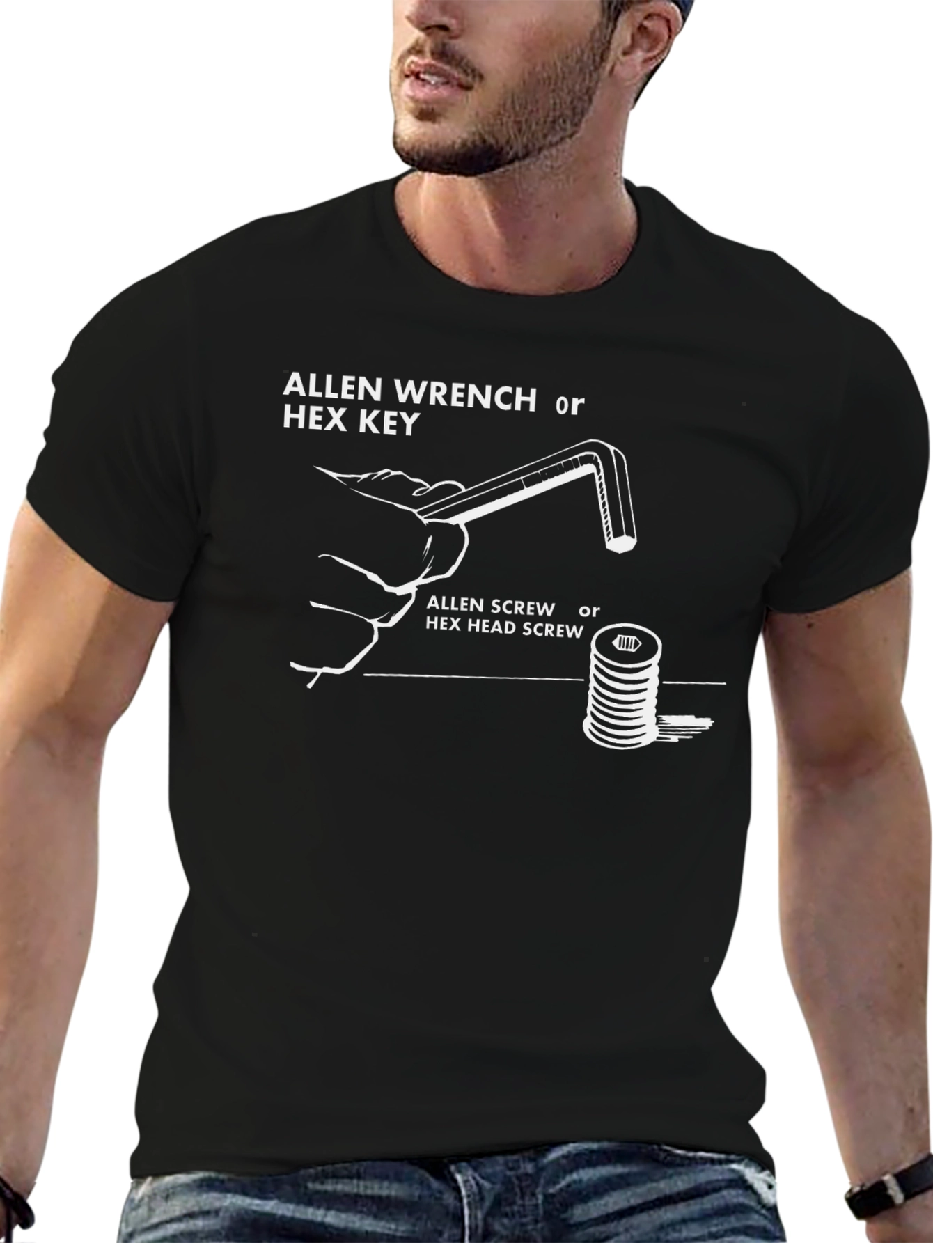 Allen Wrench Hex Key Graphic T-Shirt