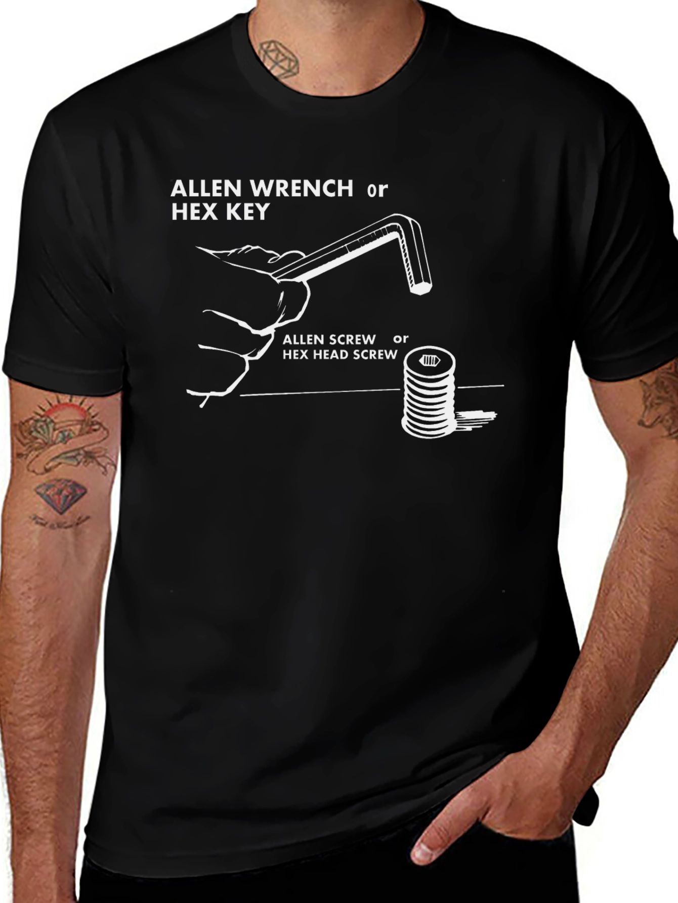 Allen Wrench Hex Key Graphic T-Shirt