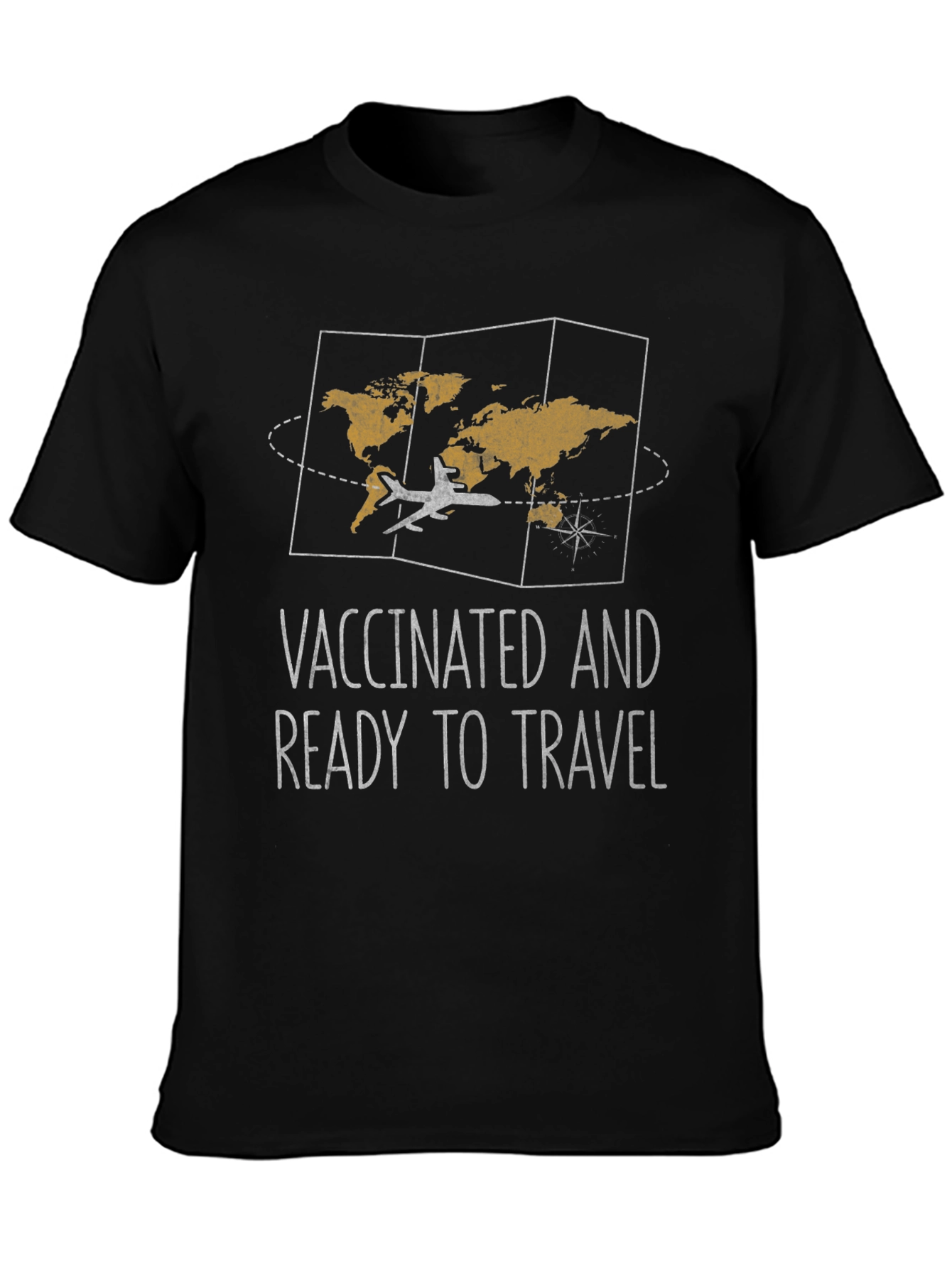 Vaccinated and Ready to Travel Graphic Tee
