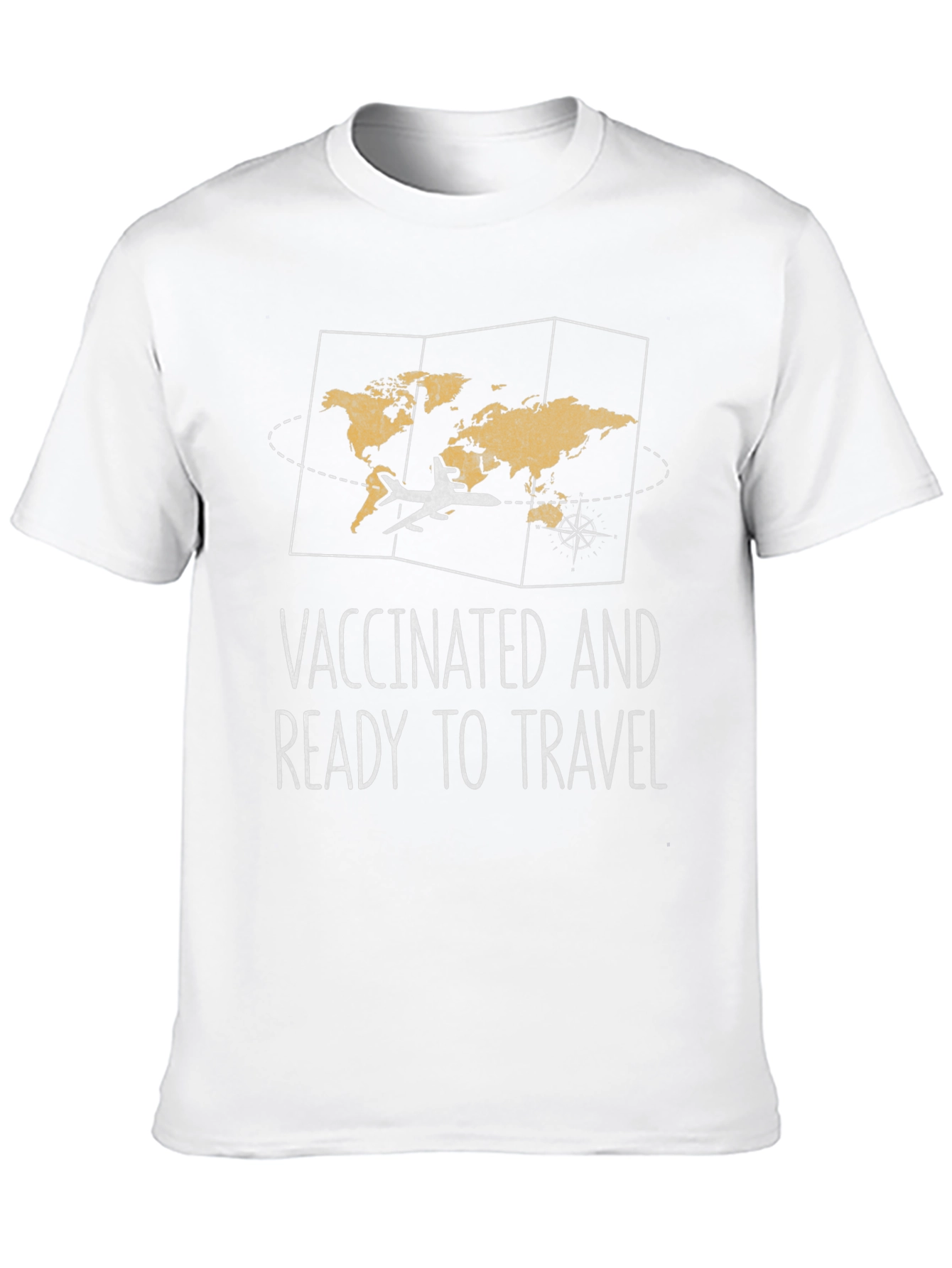 Vaccinated and Ready to Travel Graphic Tee