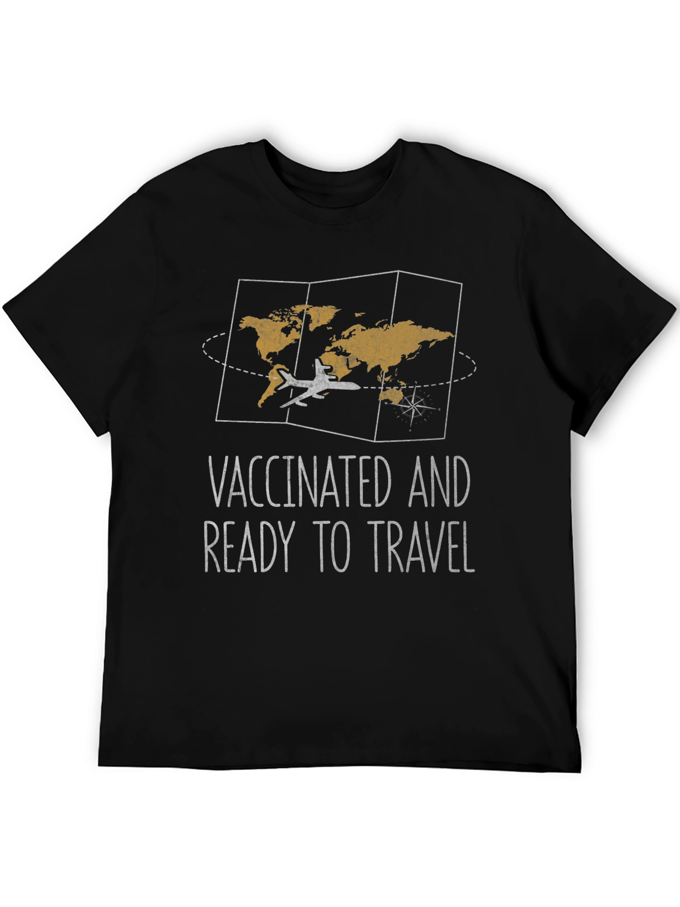 Vaccinated and Ready to Travel Graphic Tee