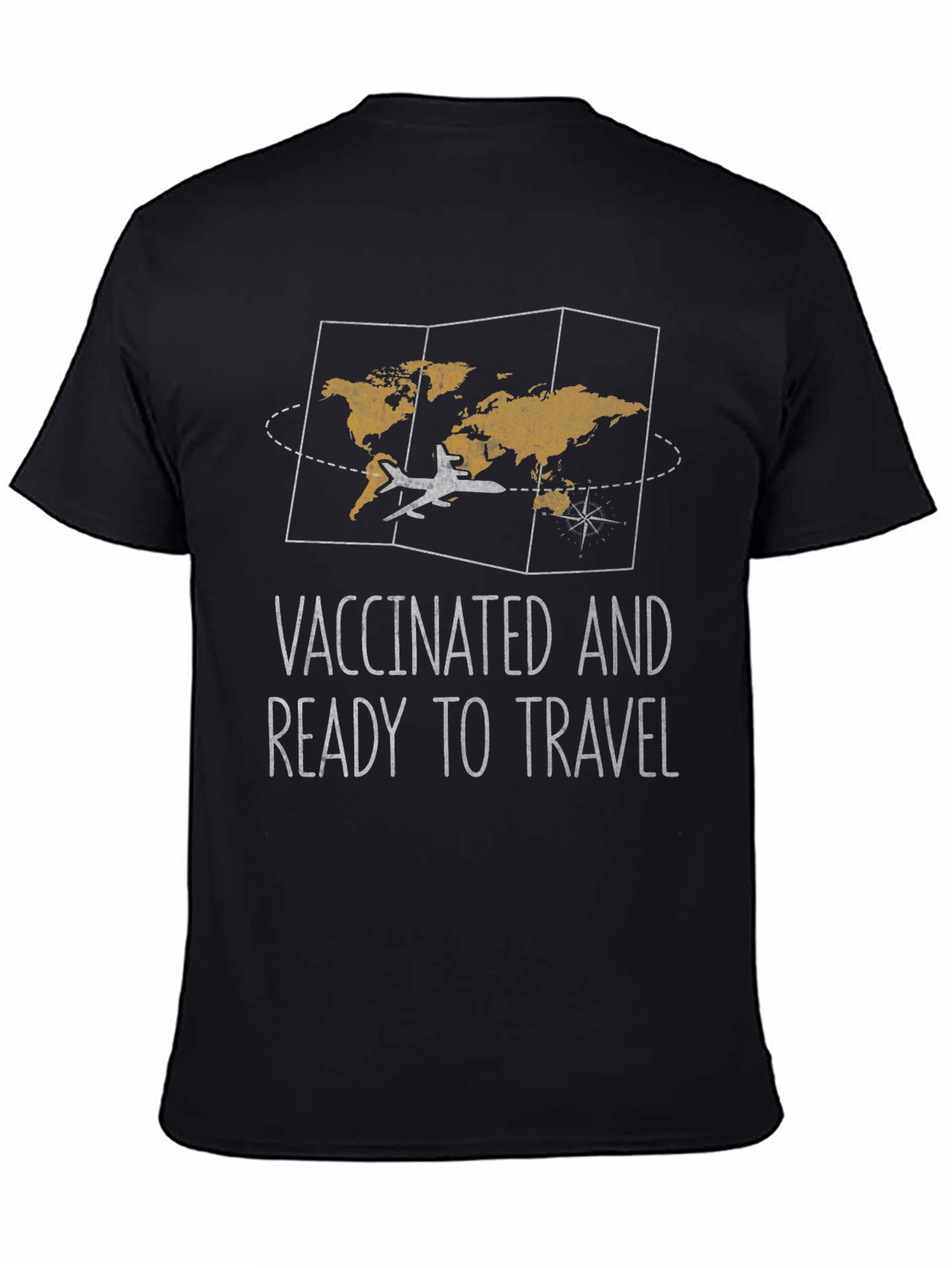Vaccinated and Ready to Travel Graphic Tee