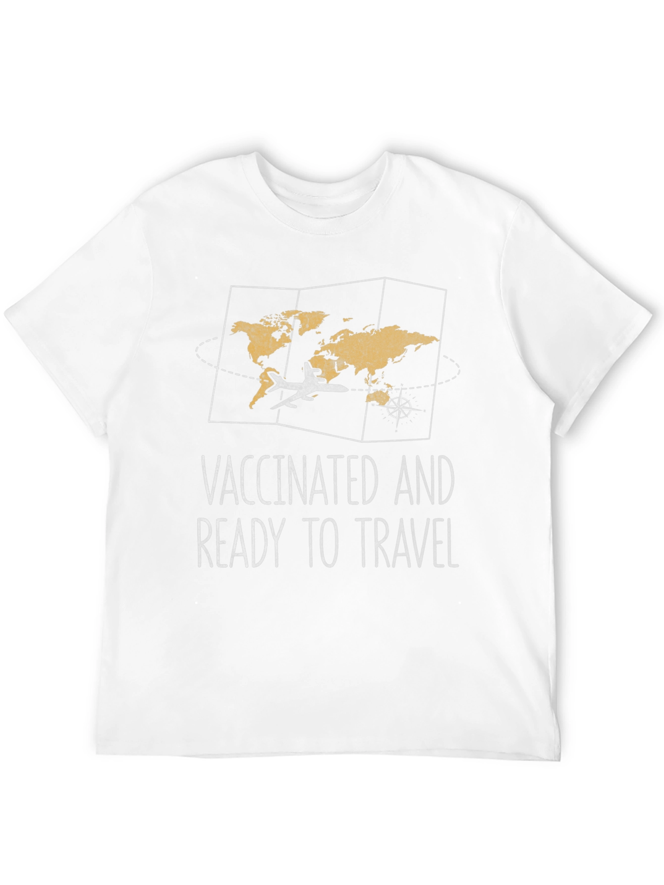 Vaccinated and Ready to Travel Graphic Tee