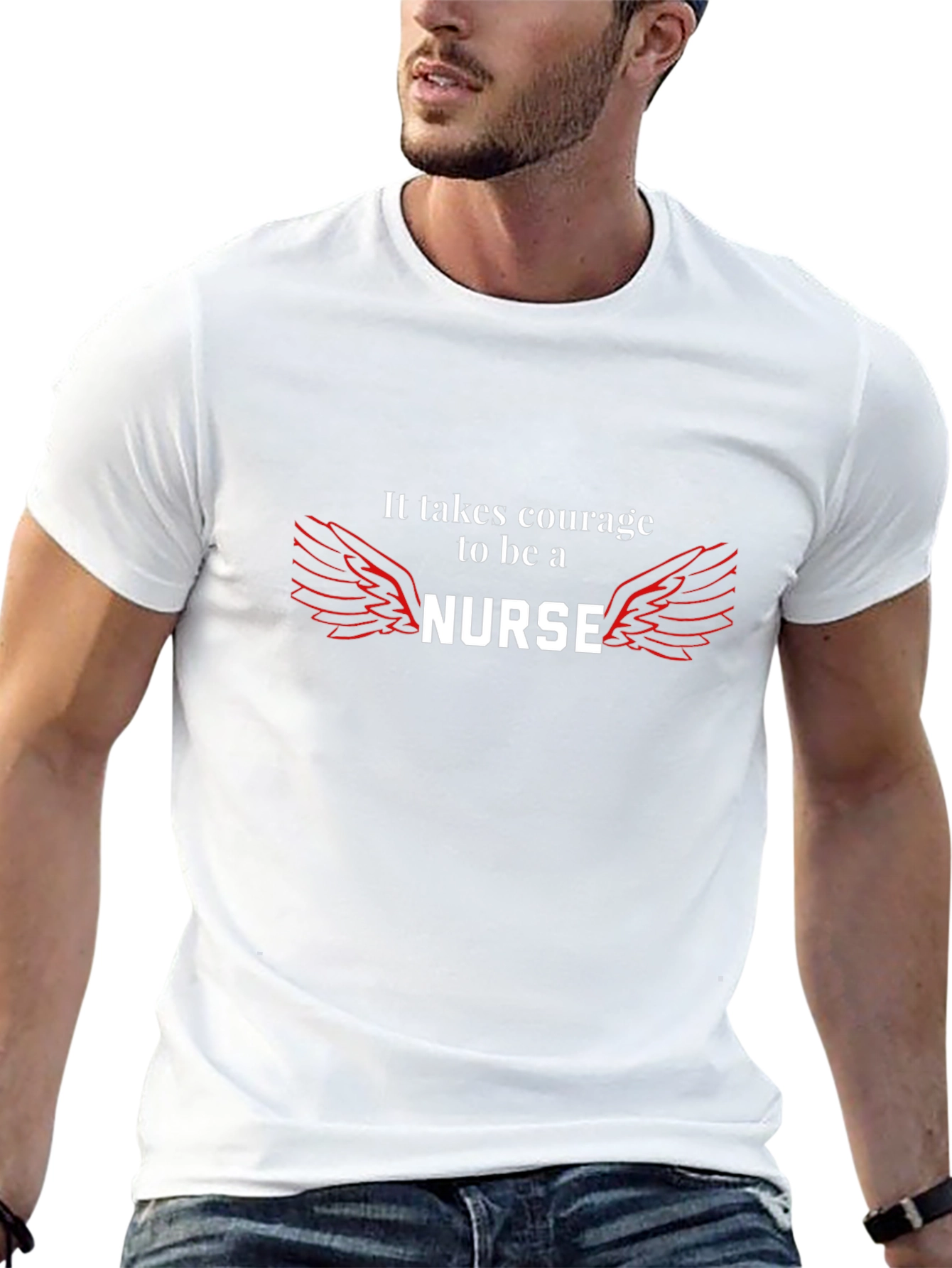 Courage Nurse Graphic Tee