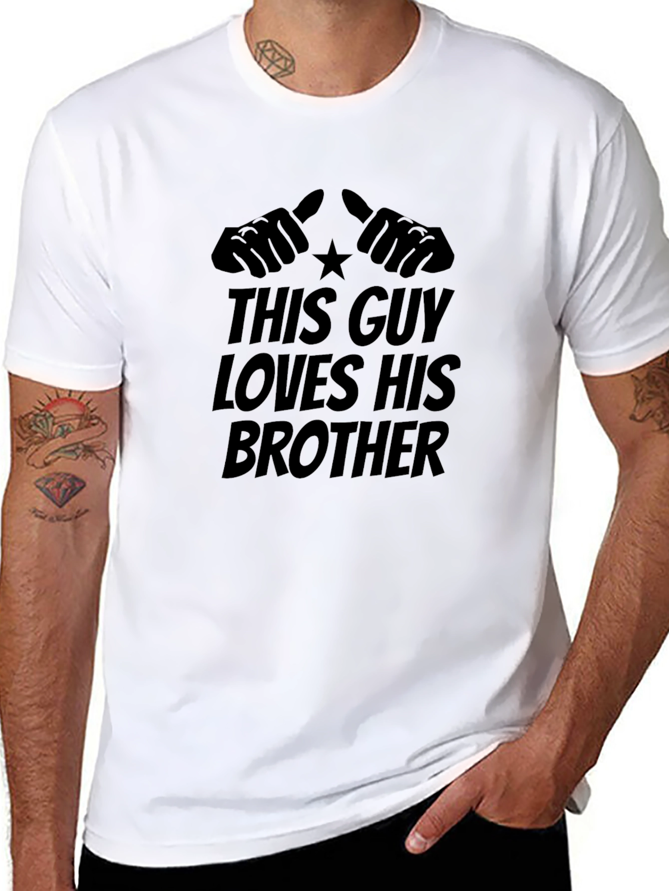 This Guy Loves His Brother T-Shirt