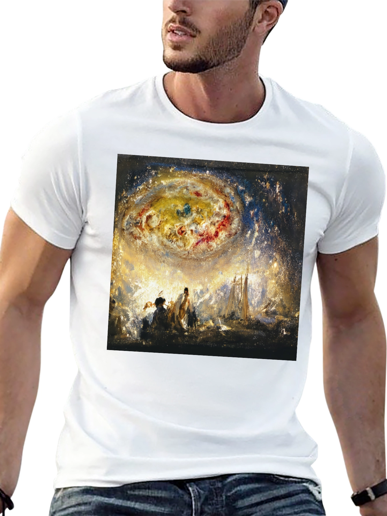 Celestial Art Black T-Shirt