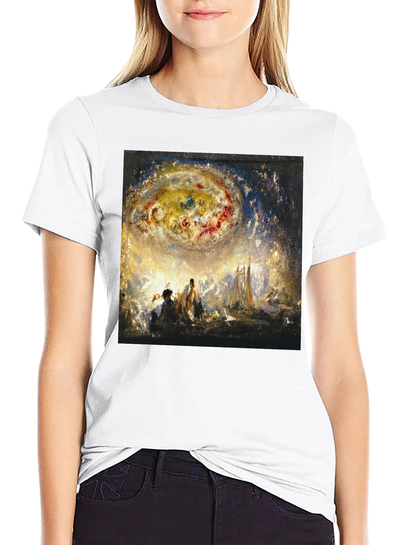 Celestial Art Black T-Shirt