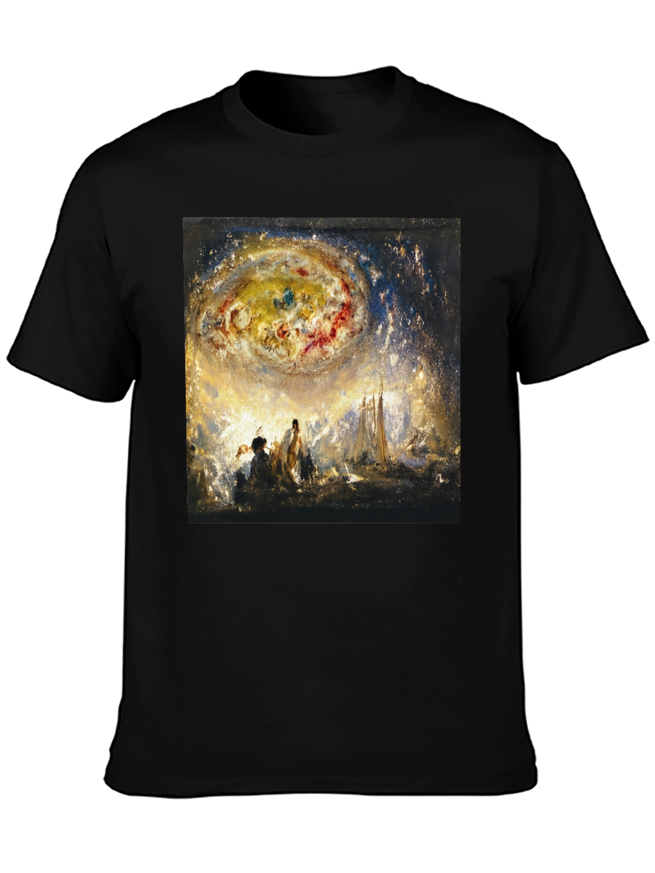 Celestial Art Black T-Shirt