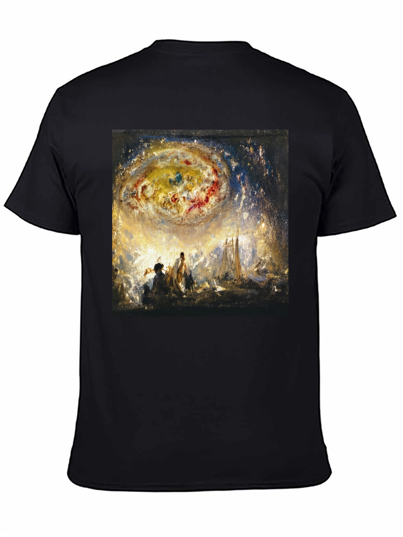 Celestial Art Black T-Shirt