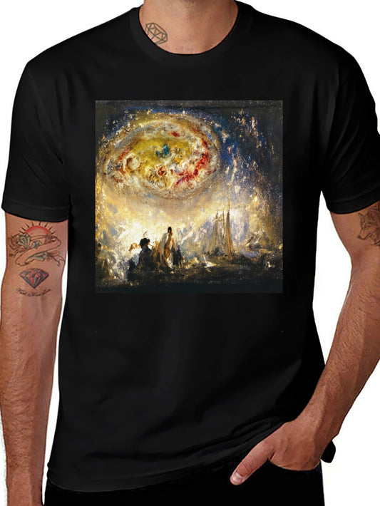 Celestial Art Black T-Shirt