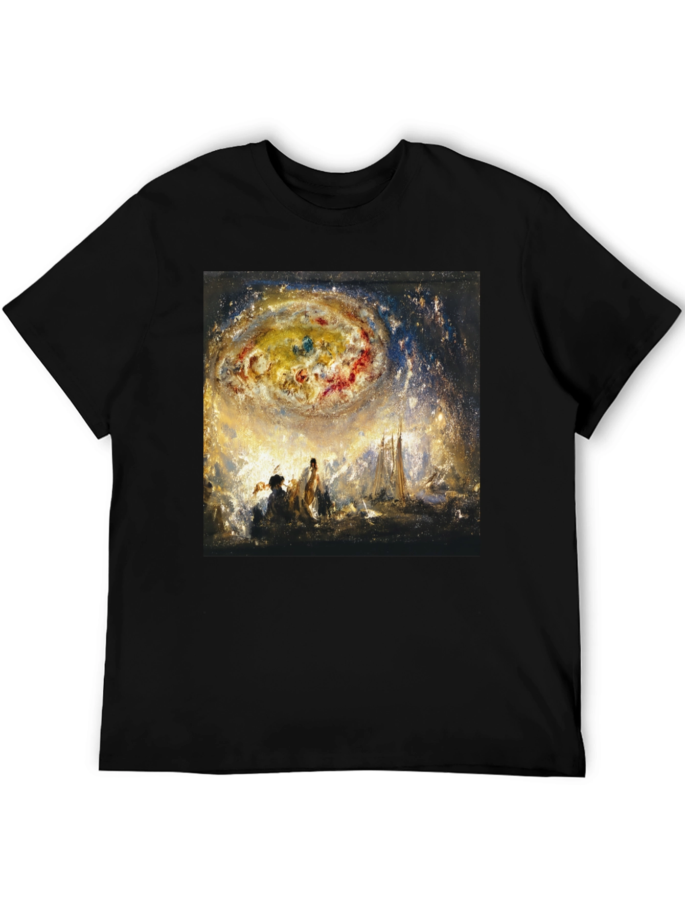 Celestial Art Black T-Shirt