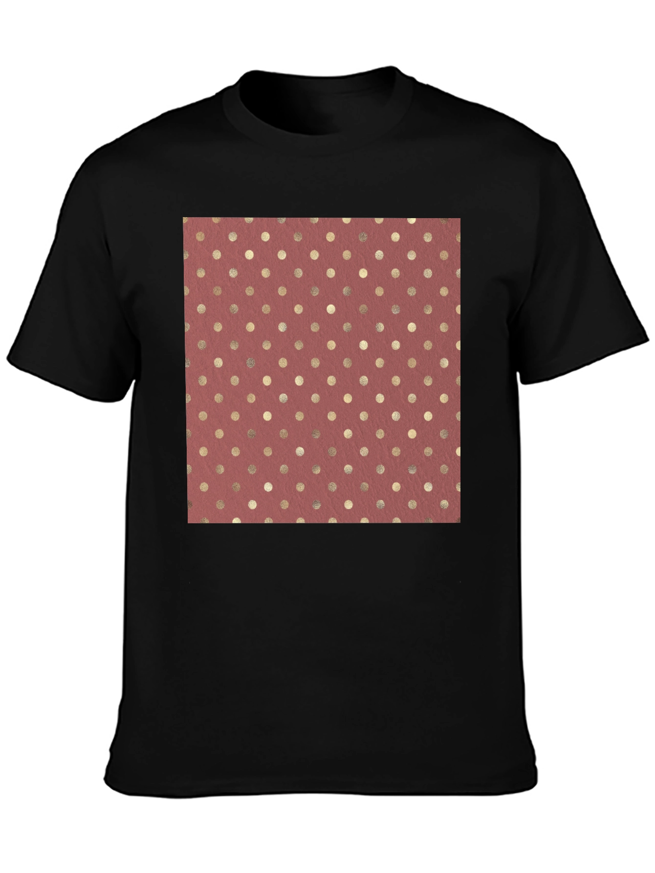 Polka Dot Print Tee - Stylish Casual Wear