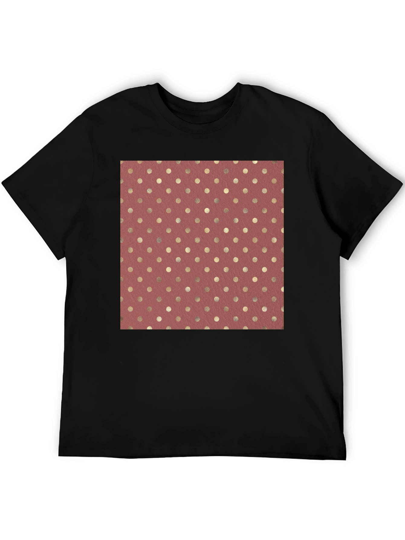 Polka Dot Print Tee - Stylish Casual Wear