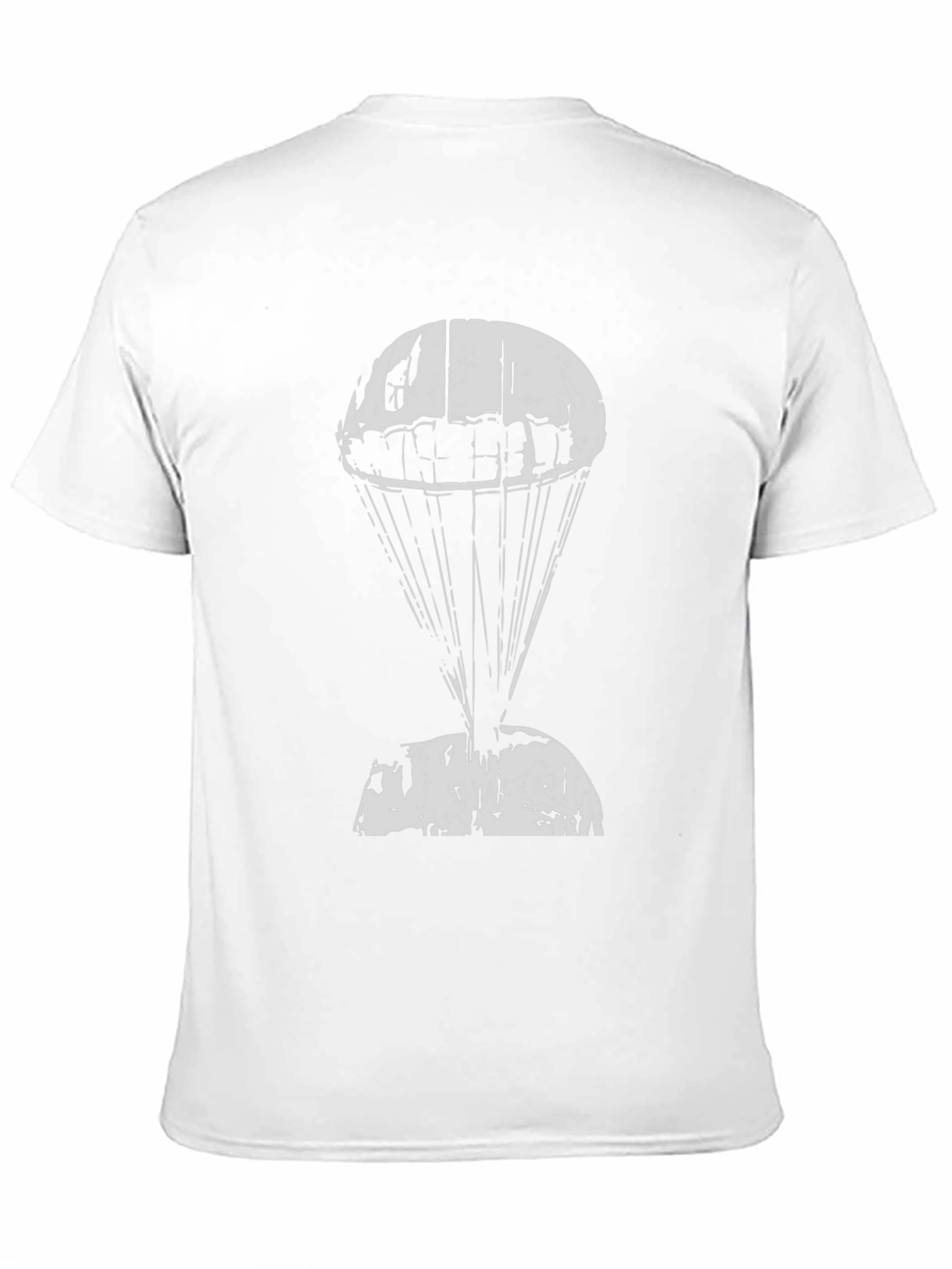 Parachute Graphic T-Shirt - Black Cotton Tee