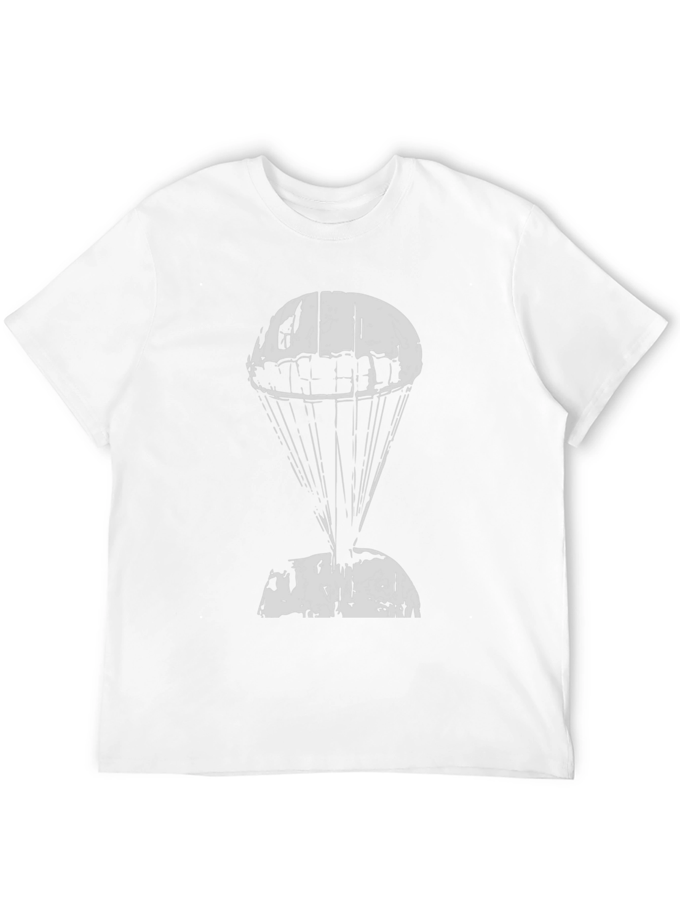 Parachute Graphic T-Shirt - Black Cotton Tee