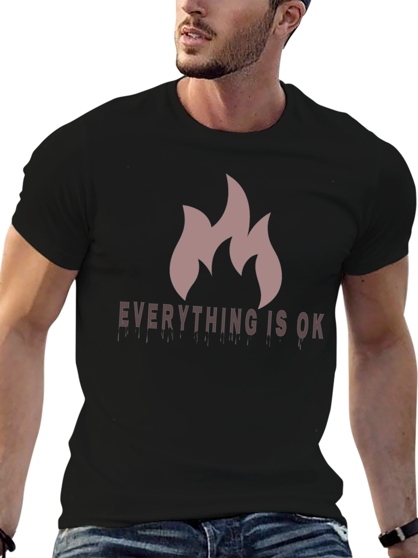Everything Is Ok - Mens Graphic Tee