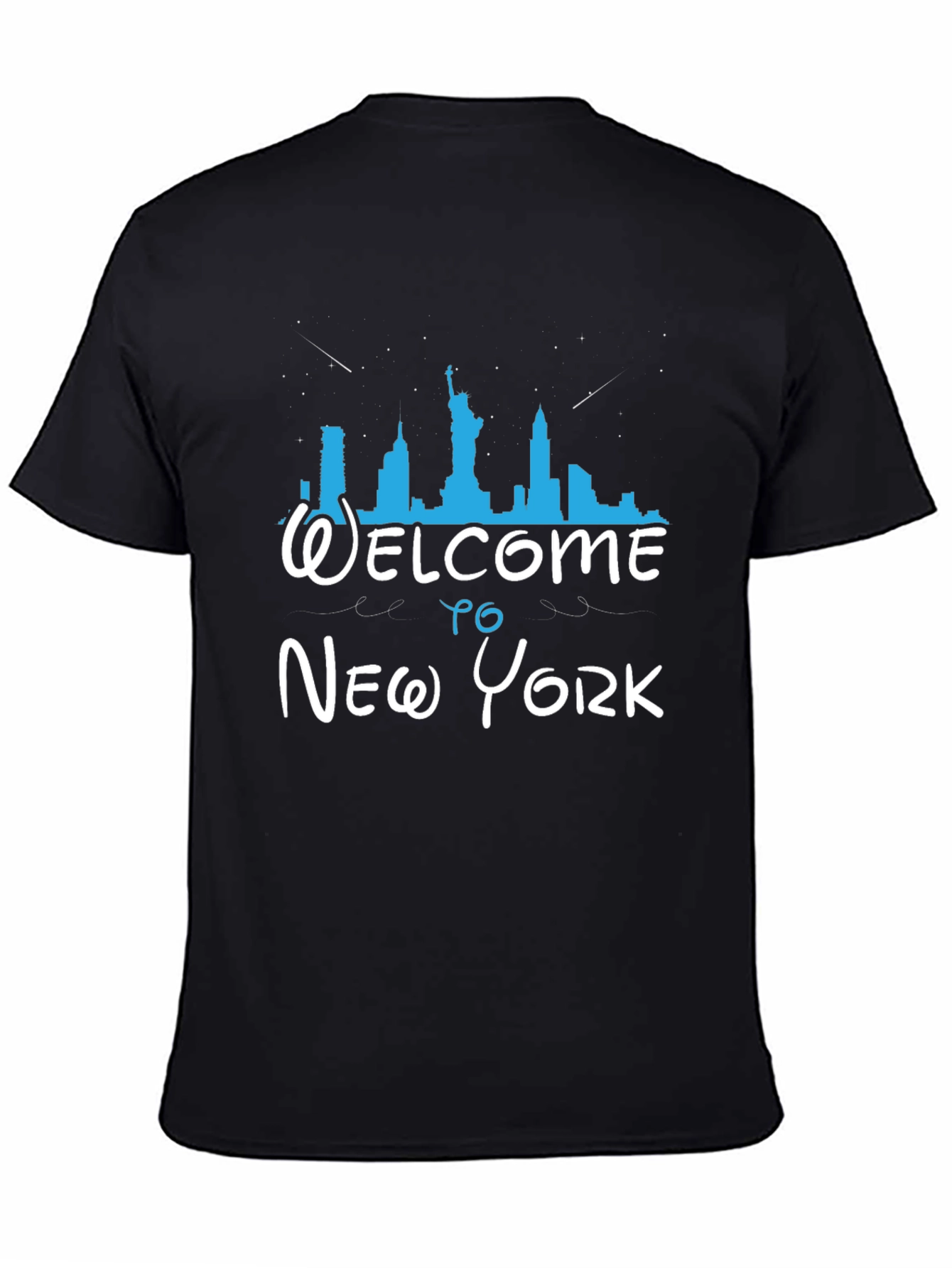 Welcome to New York Black Graphic T-Shirt