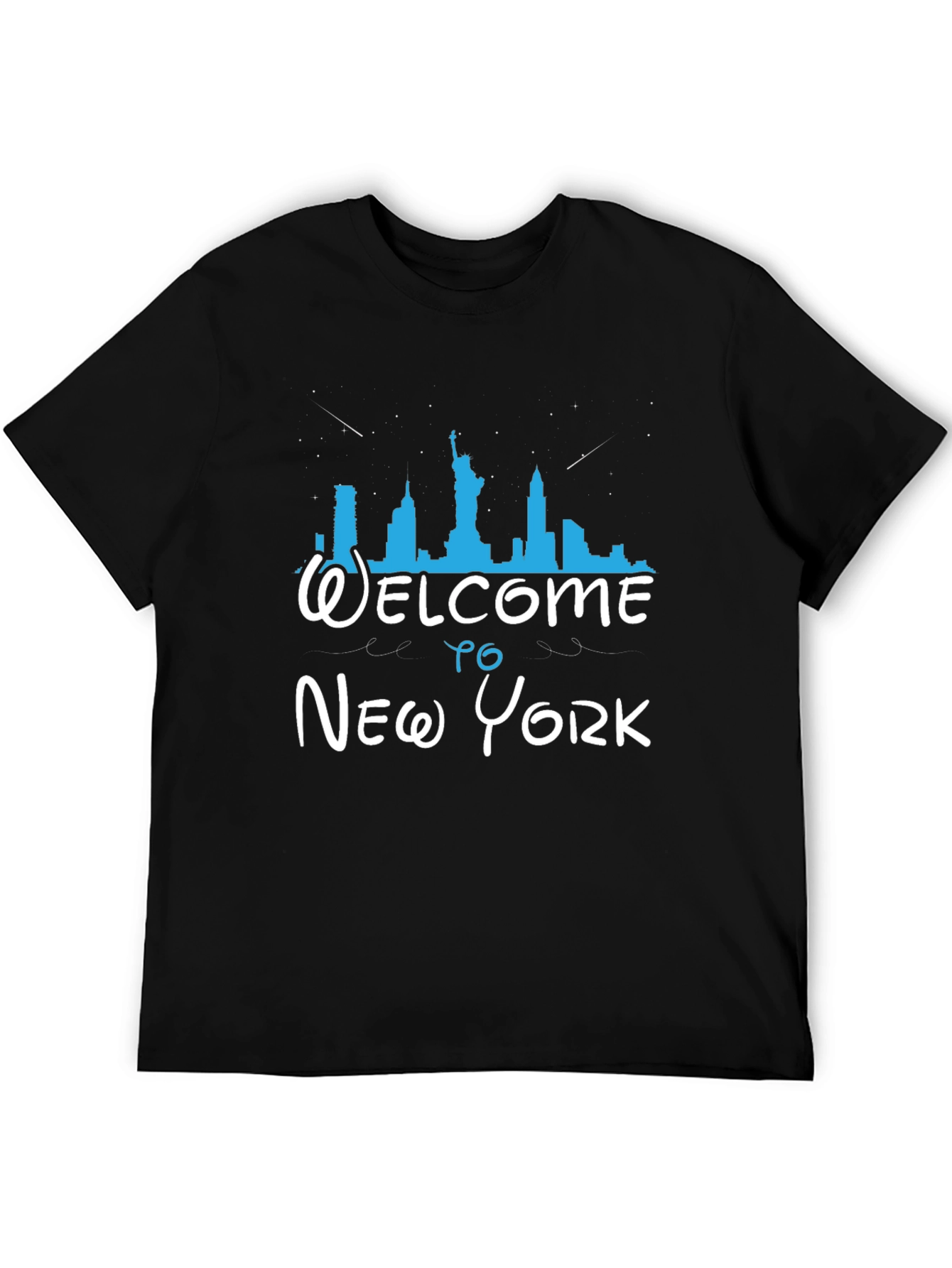 Welcome to New York Black Graphic T-Shirt