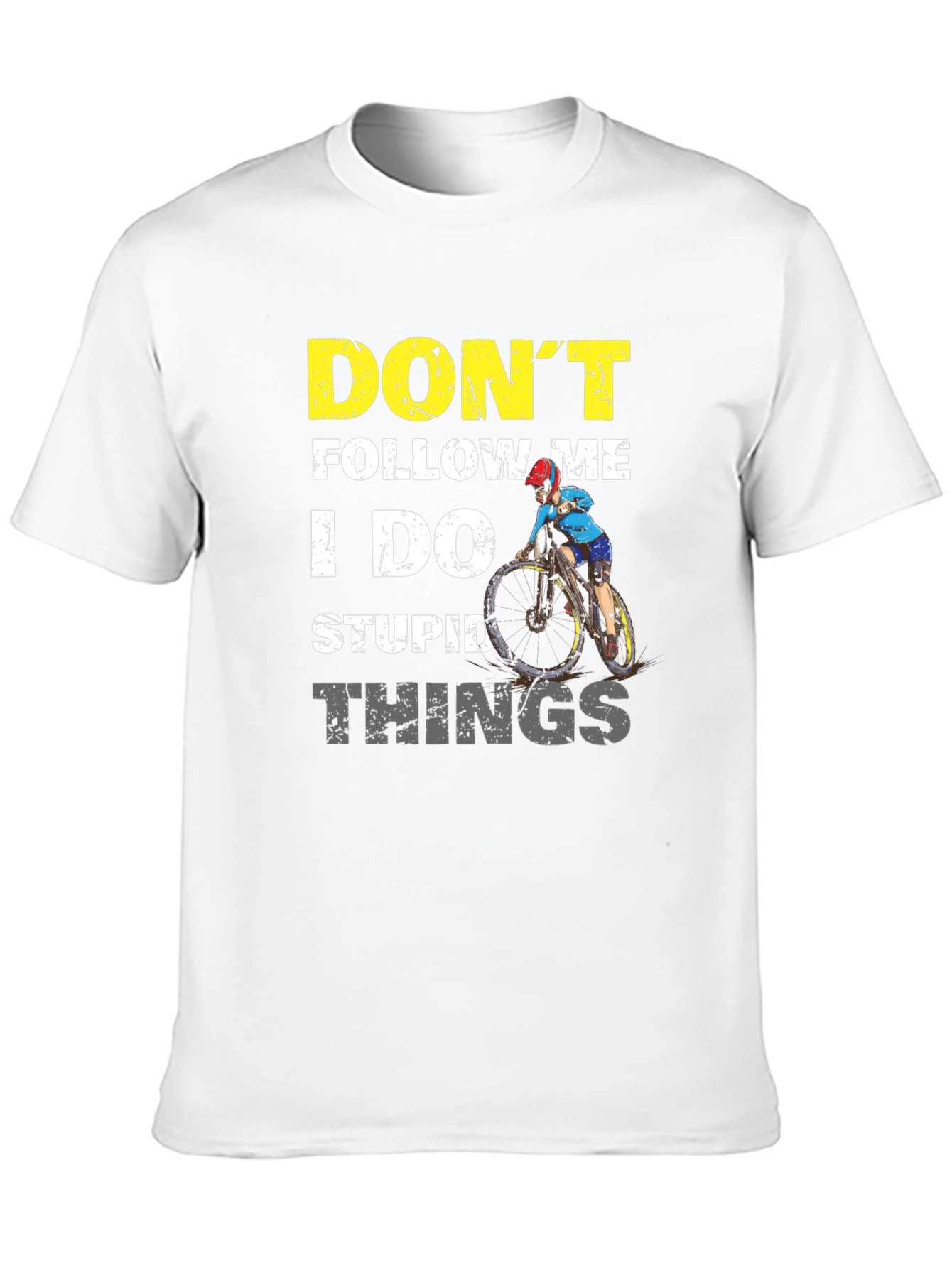 Dont Follow Me Graphic Tee - Biker Style