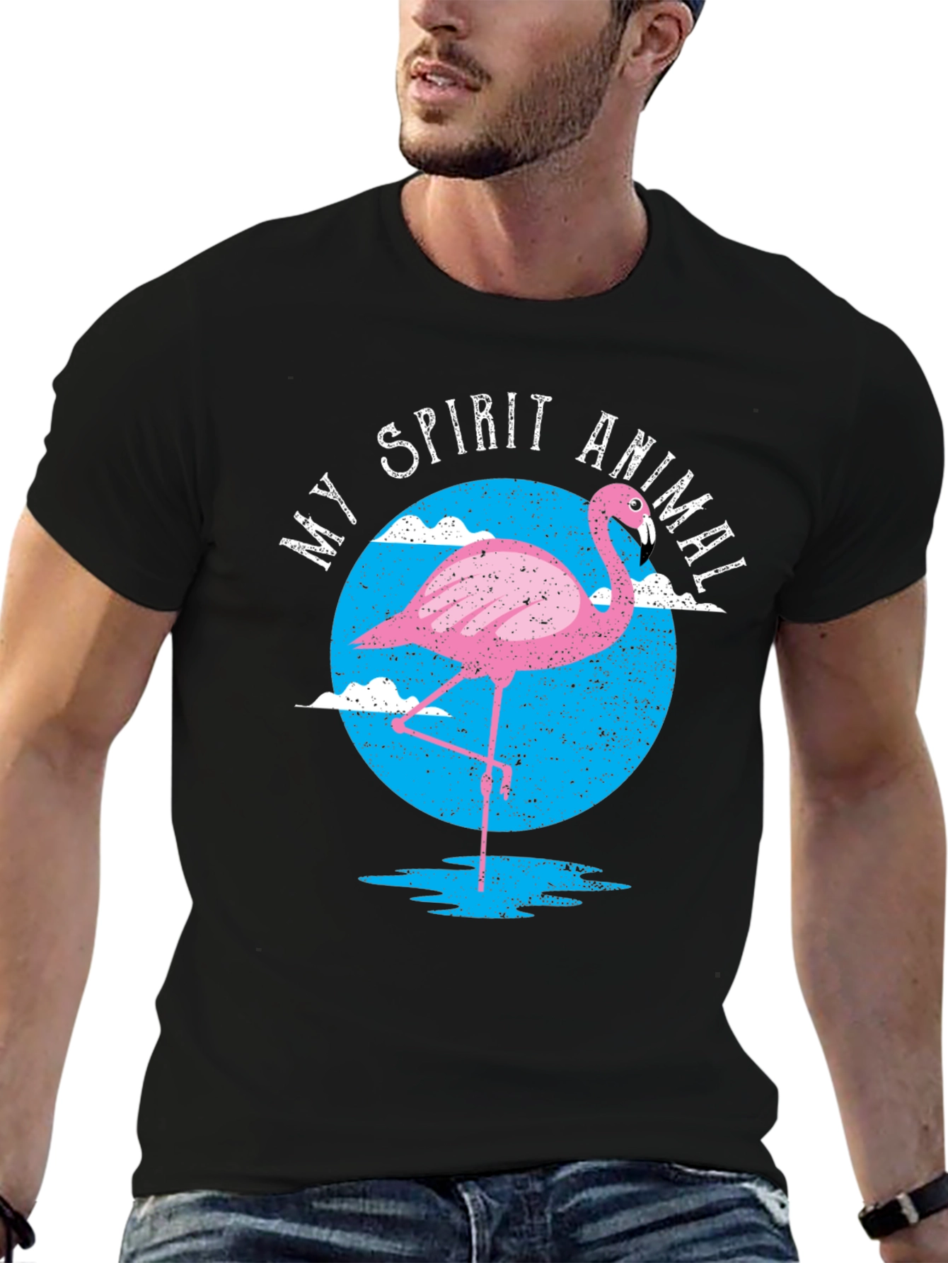 Spirit Animal Flamingo Graphic Tee
