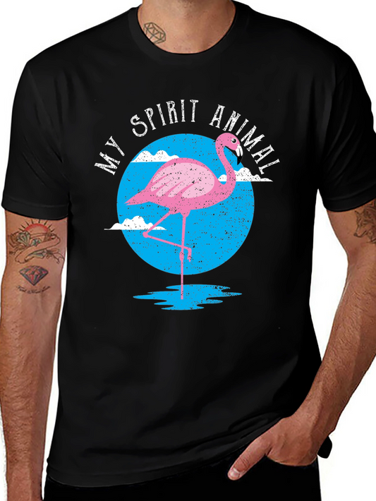Spirit Animal Flamingo Graphic Tee