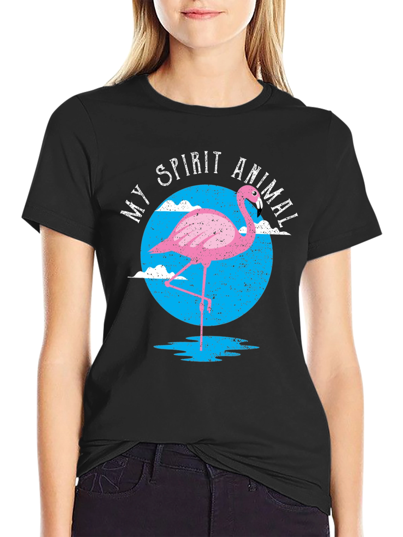 Spirit Animal Flamingo Graphic Tee