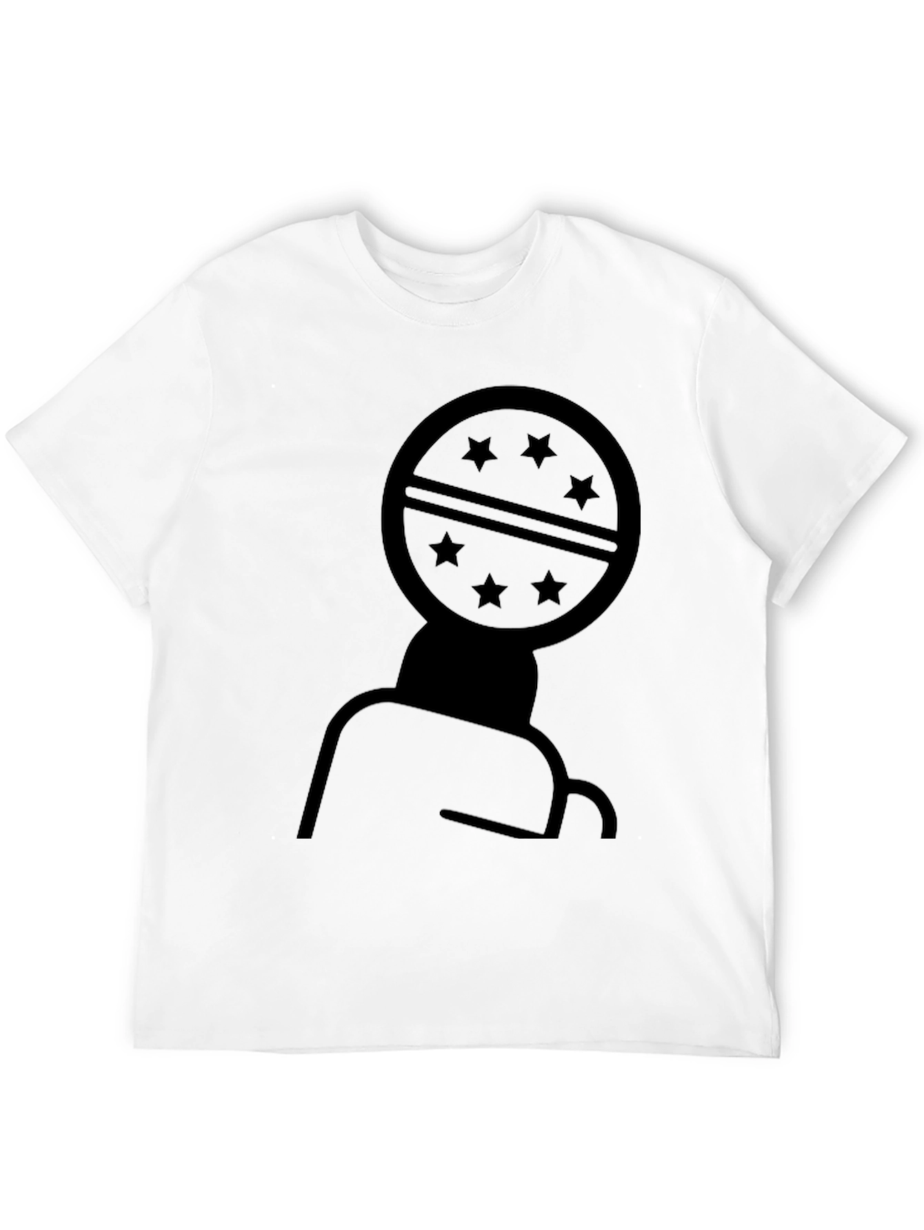 Graphic Print T-Shirt - Minimalist Design
