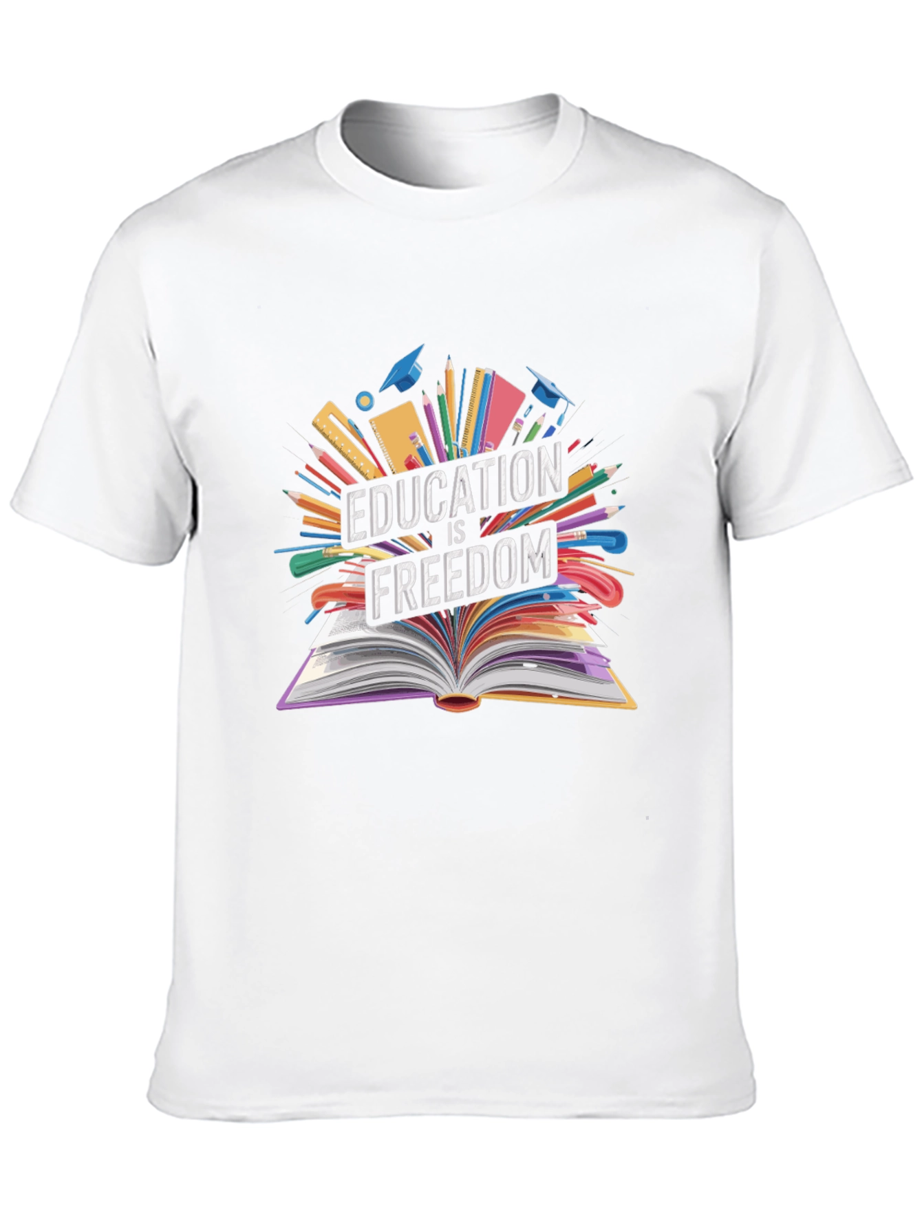 Education is Freedom Graphic T-Shirt