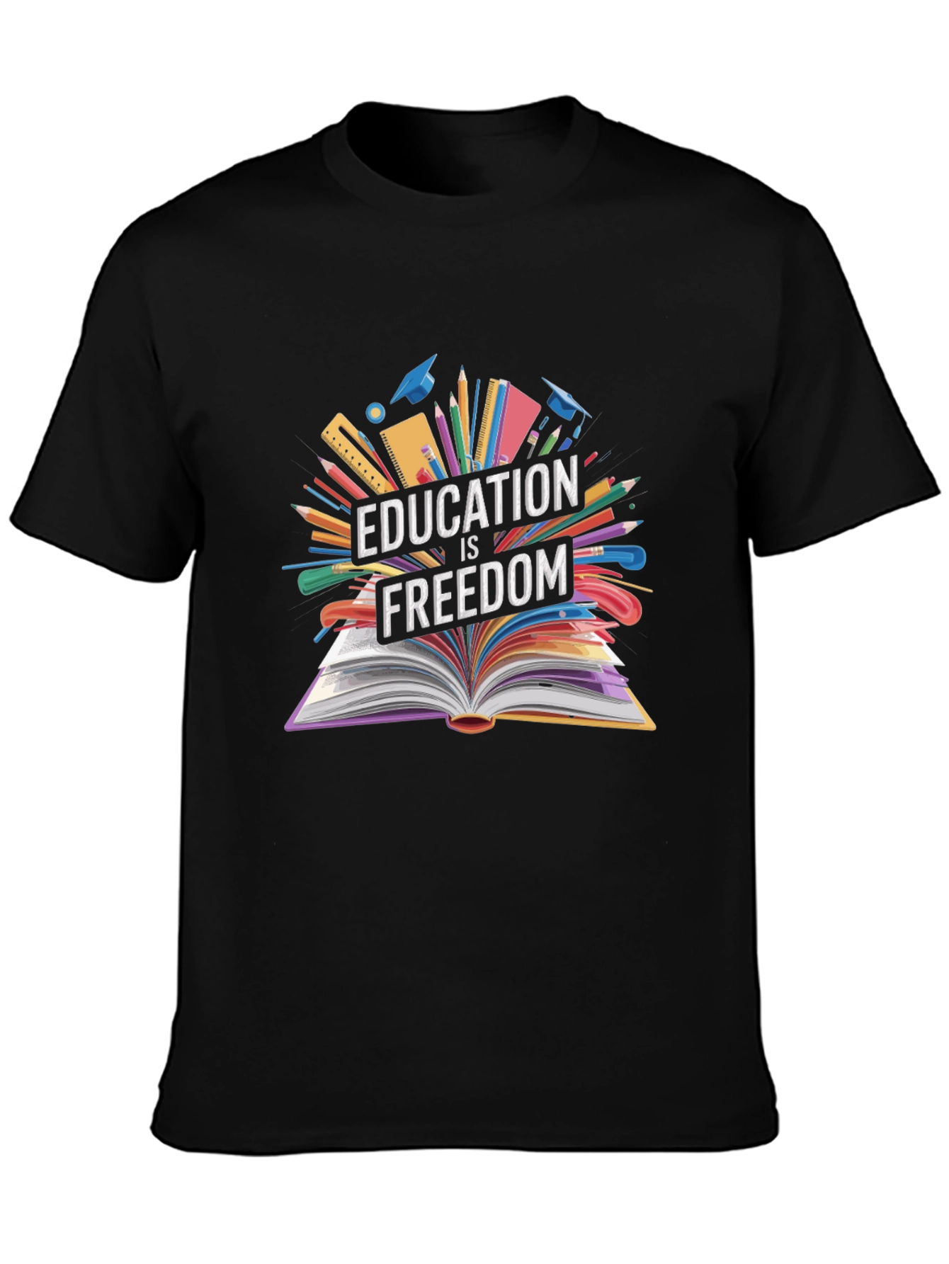 Education is Freedom Graphic T-Shirt