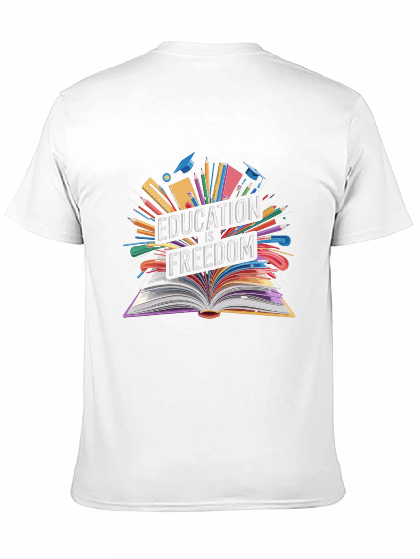 Education is Freedom Graphic T-Shirt