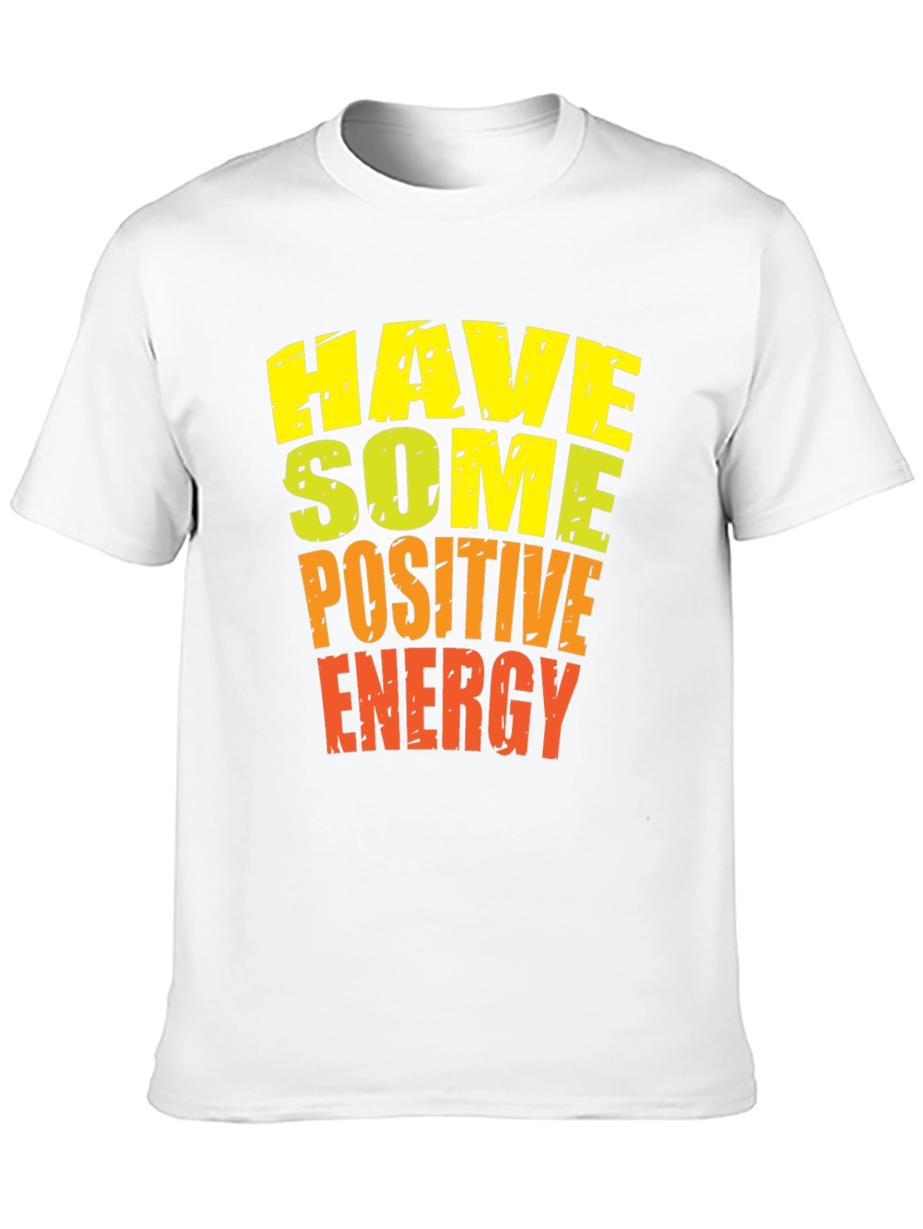 Positive Energy Graphic Tee - Black Cotton T-Shirt
