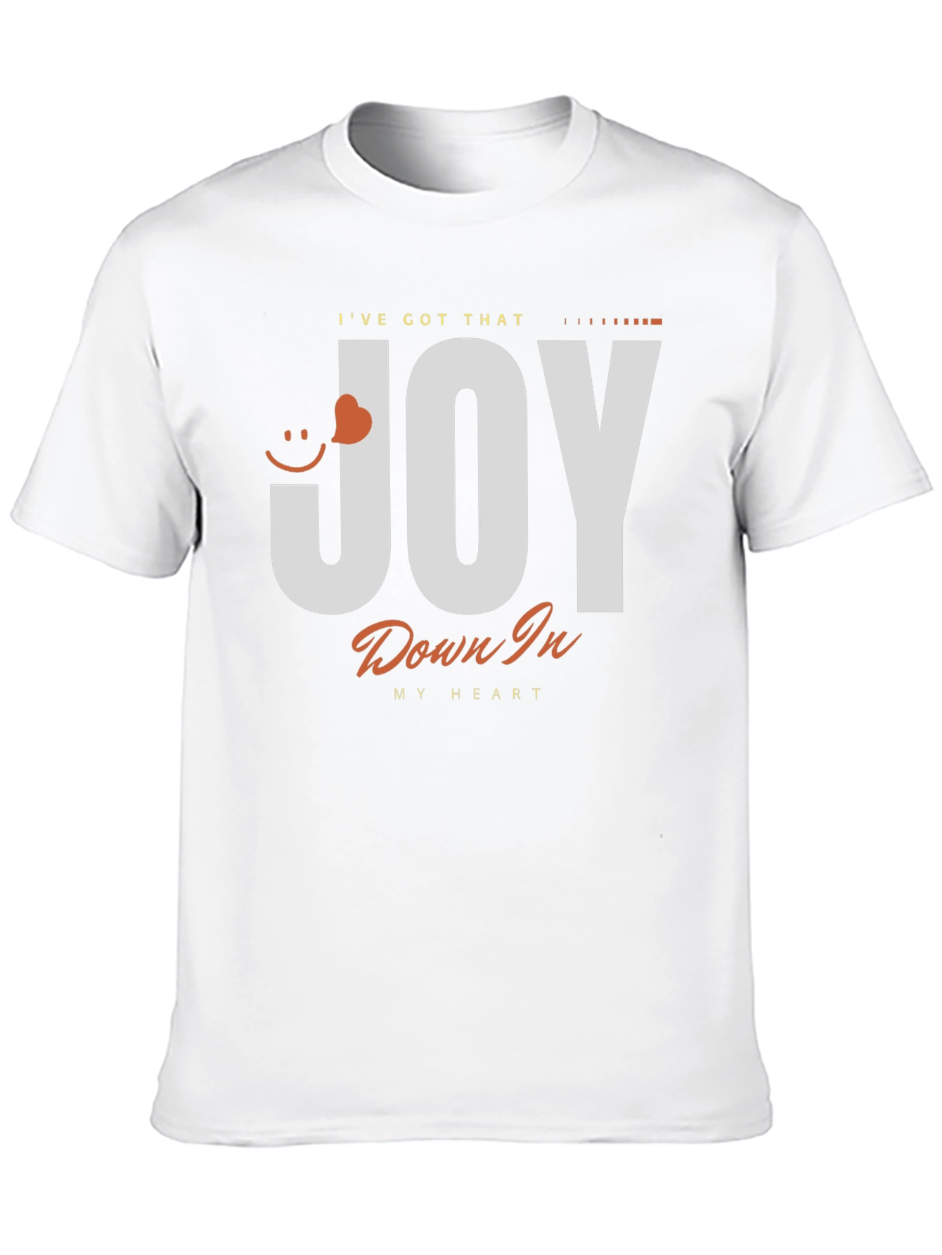 Joy Heart Graphic Black T-Shirt