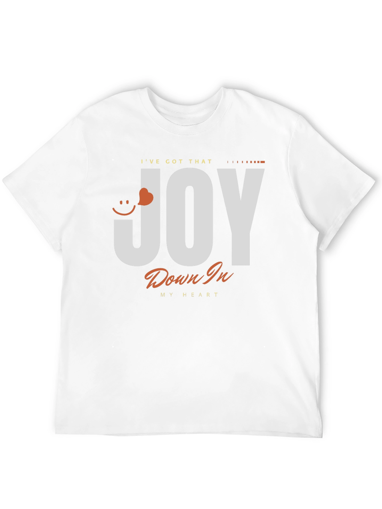 Joy Heart Graphic Black T-Shirt