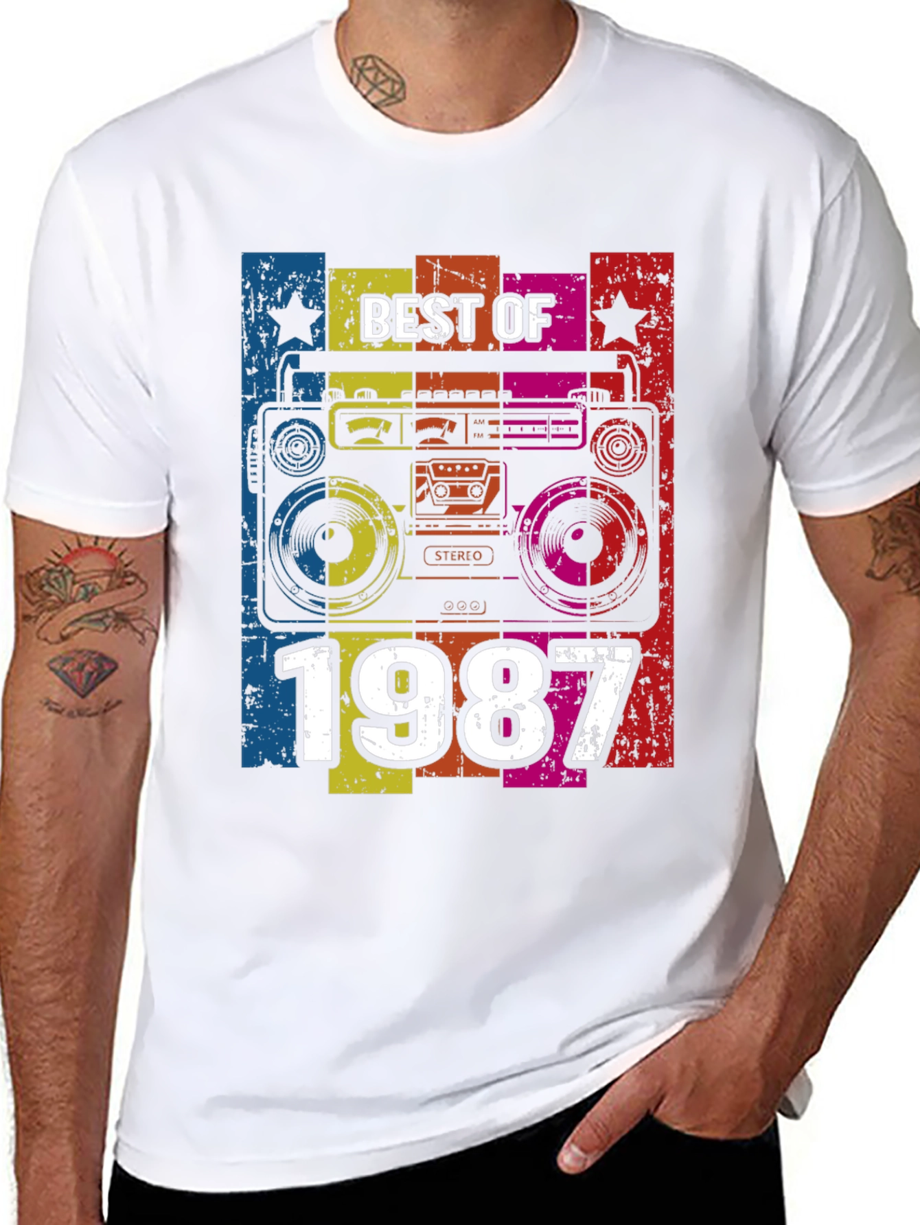 Best of 1987 Boombox Graphic T-Shirt