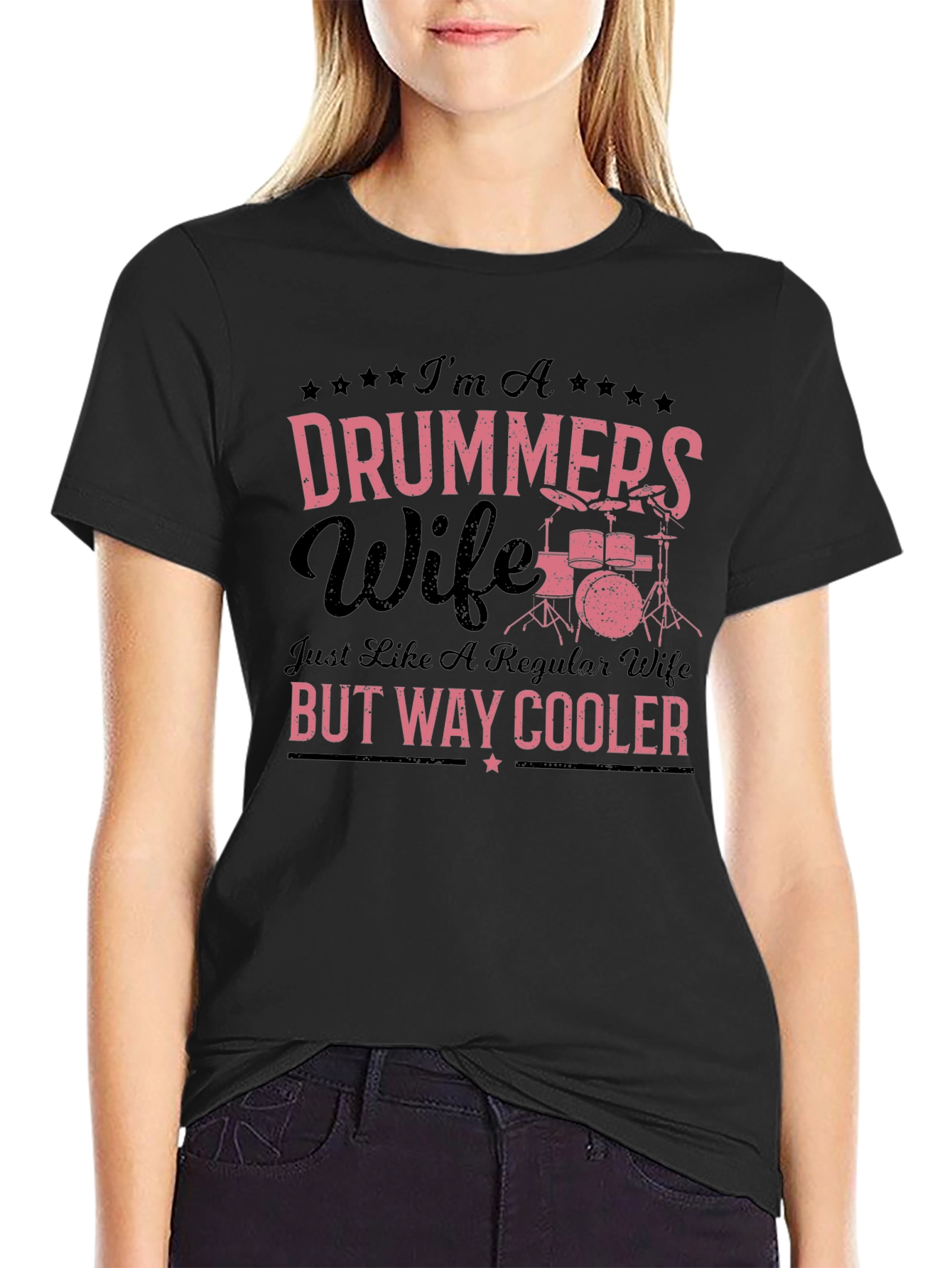 Drummers Wife Graphic Tee