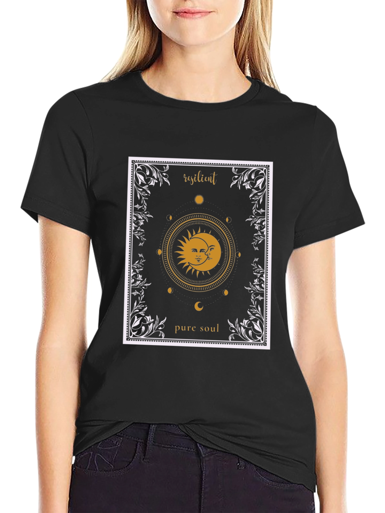 Resilient Pure Soul Graphic Tee - Black