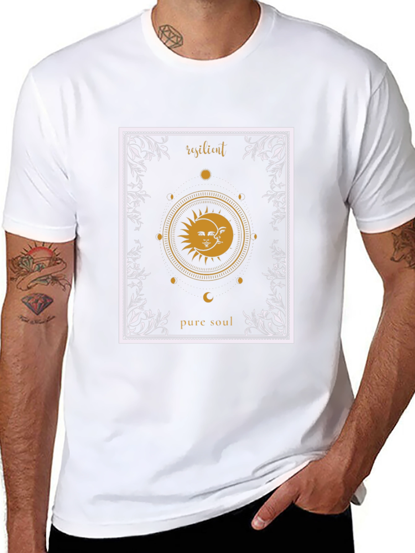 Resilient Pure Soul Graphic Tee - Black