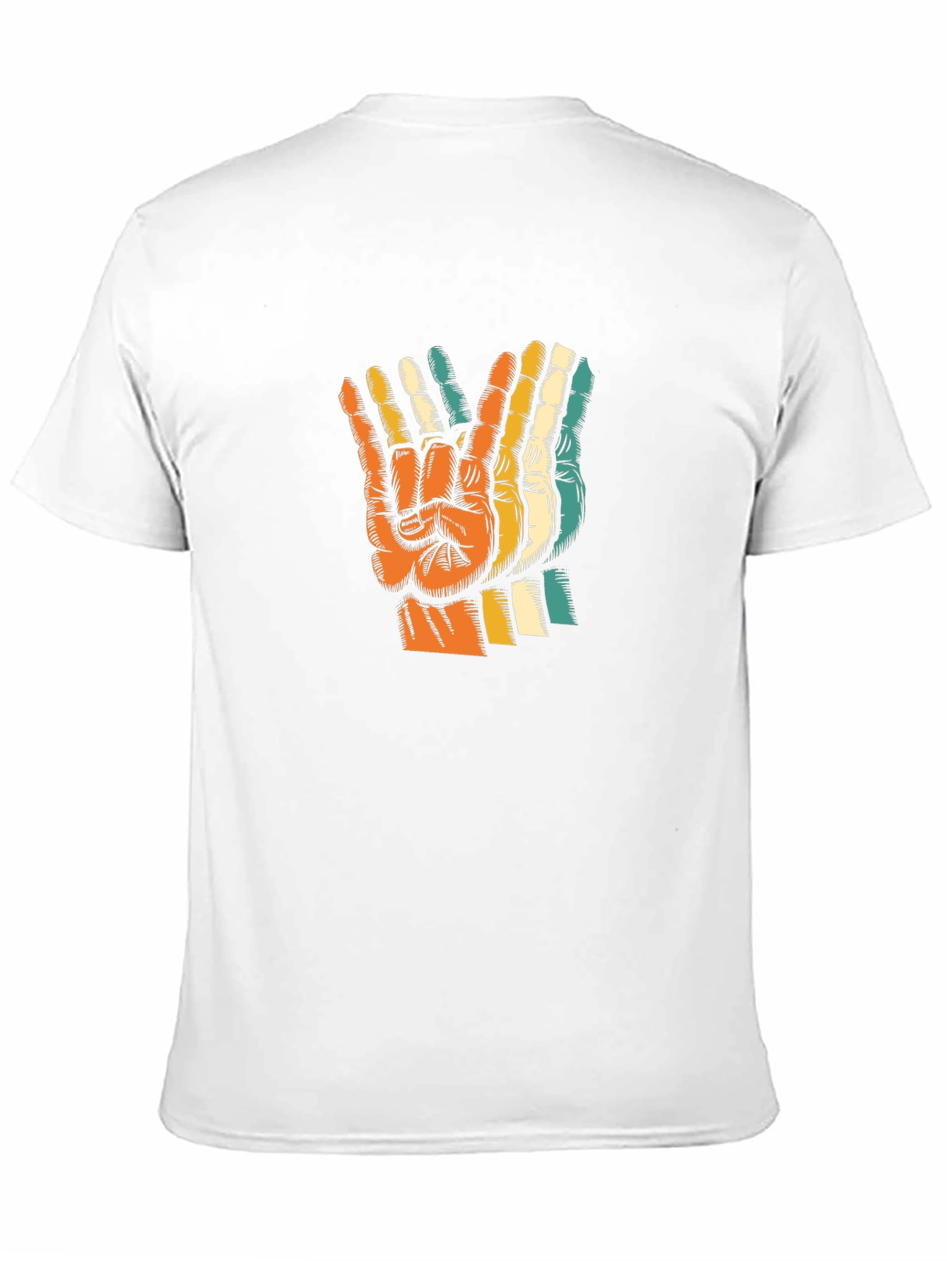 Retro Peace Sign Graphic T-Shirt - Classic Comfort