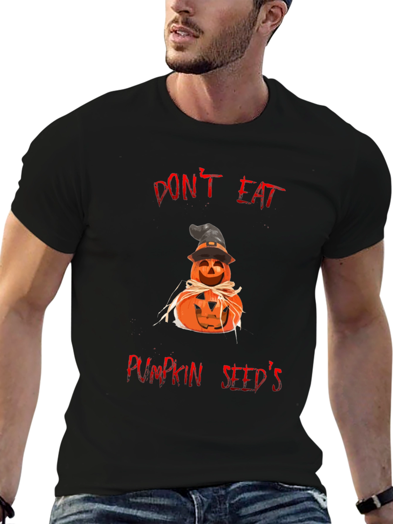 Halloween Pumpkin Seed T-Shirt