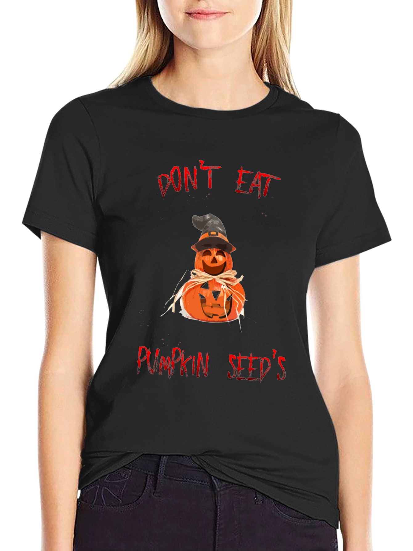 Halloween Pumpkin Seed T-Shirt