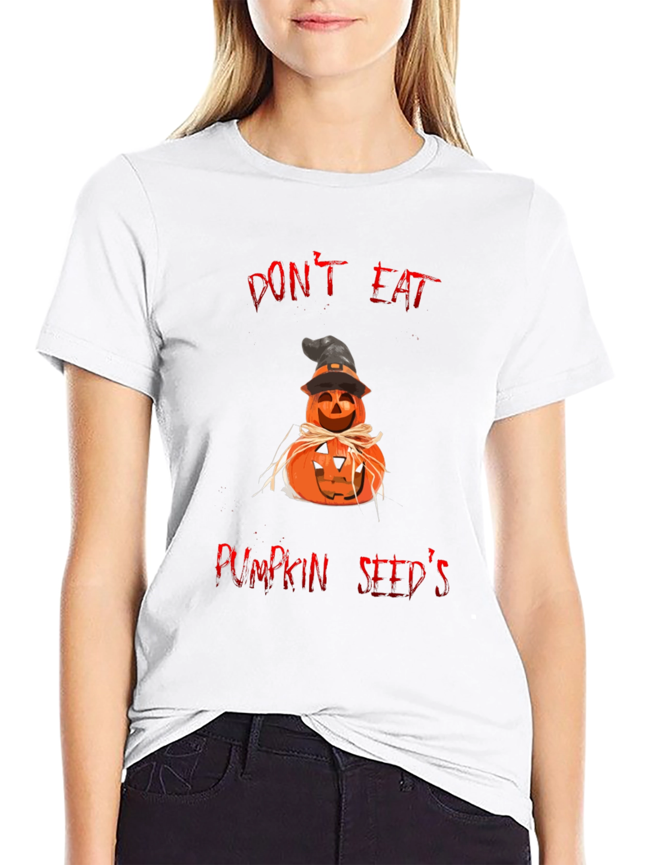 Halloween Pumpkin Seed T-Shirt