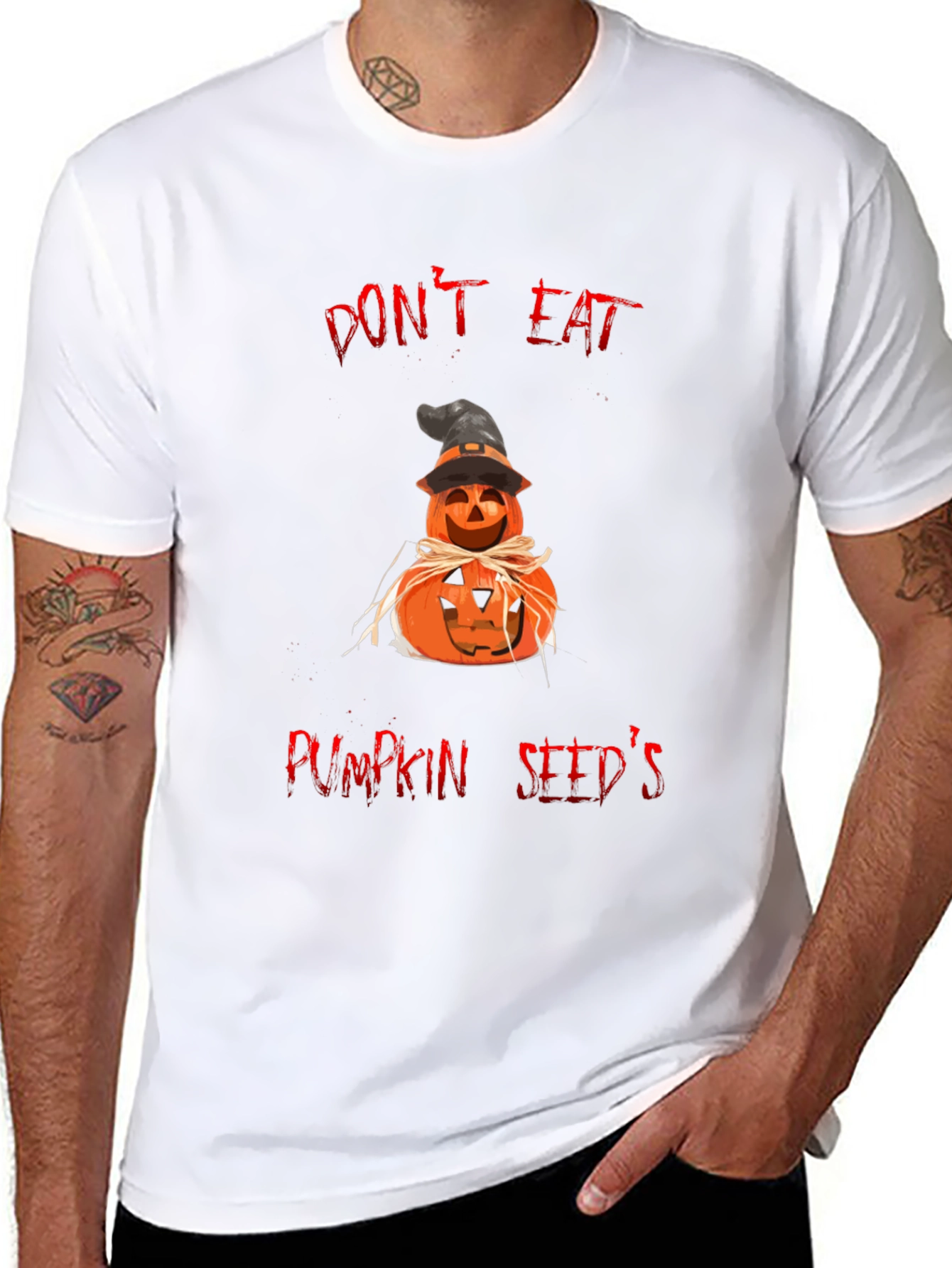 Halloween Pumpkin Seed T-Shirt