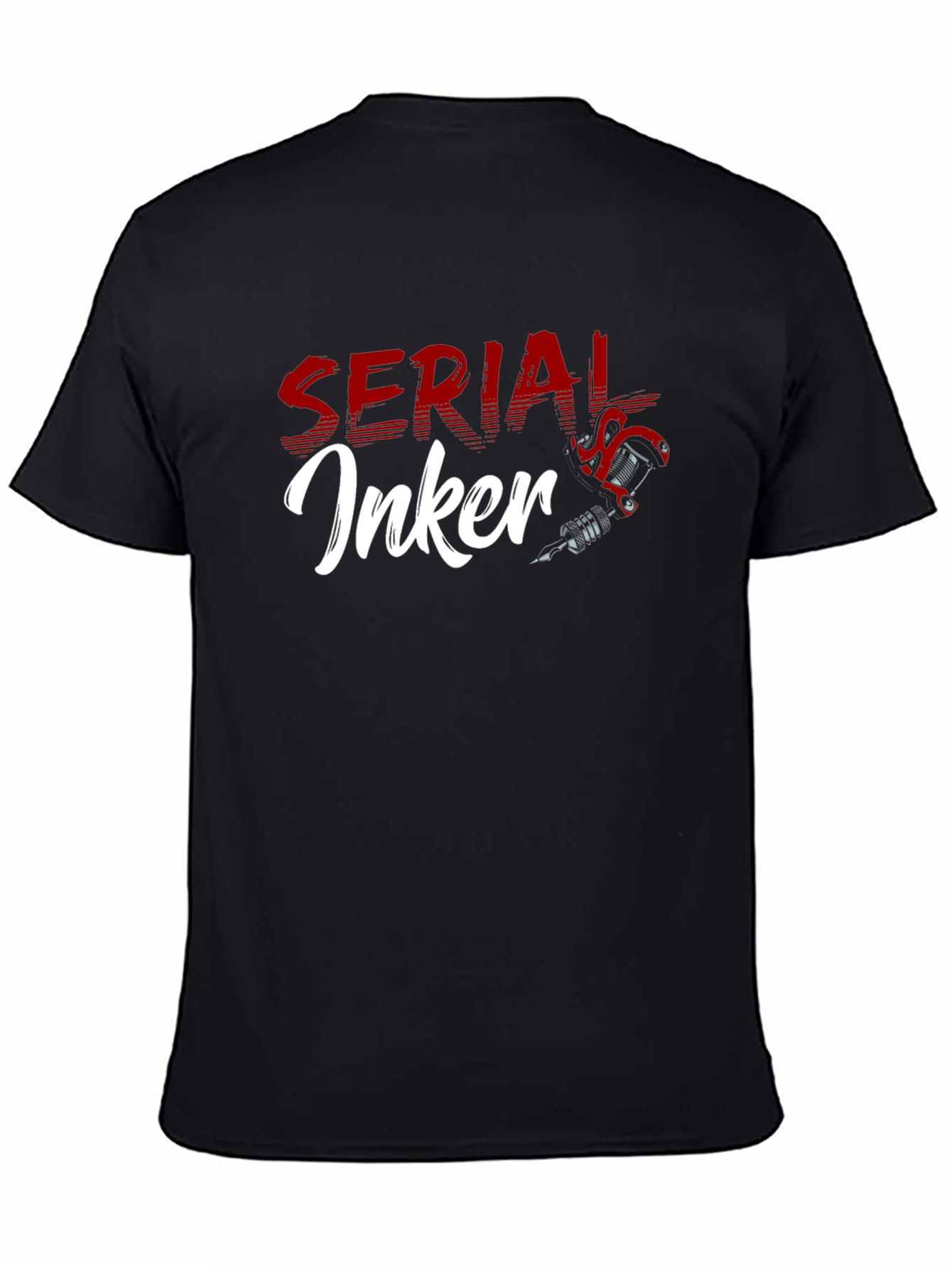 Serial Inker Tattoo Artist T-Shirt - Black