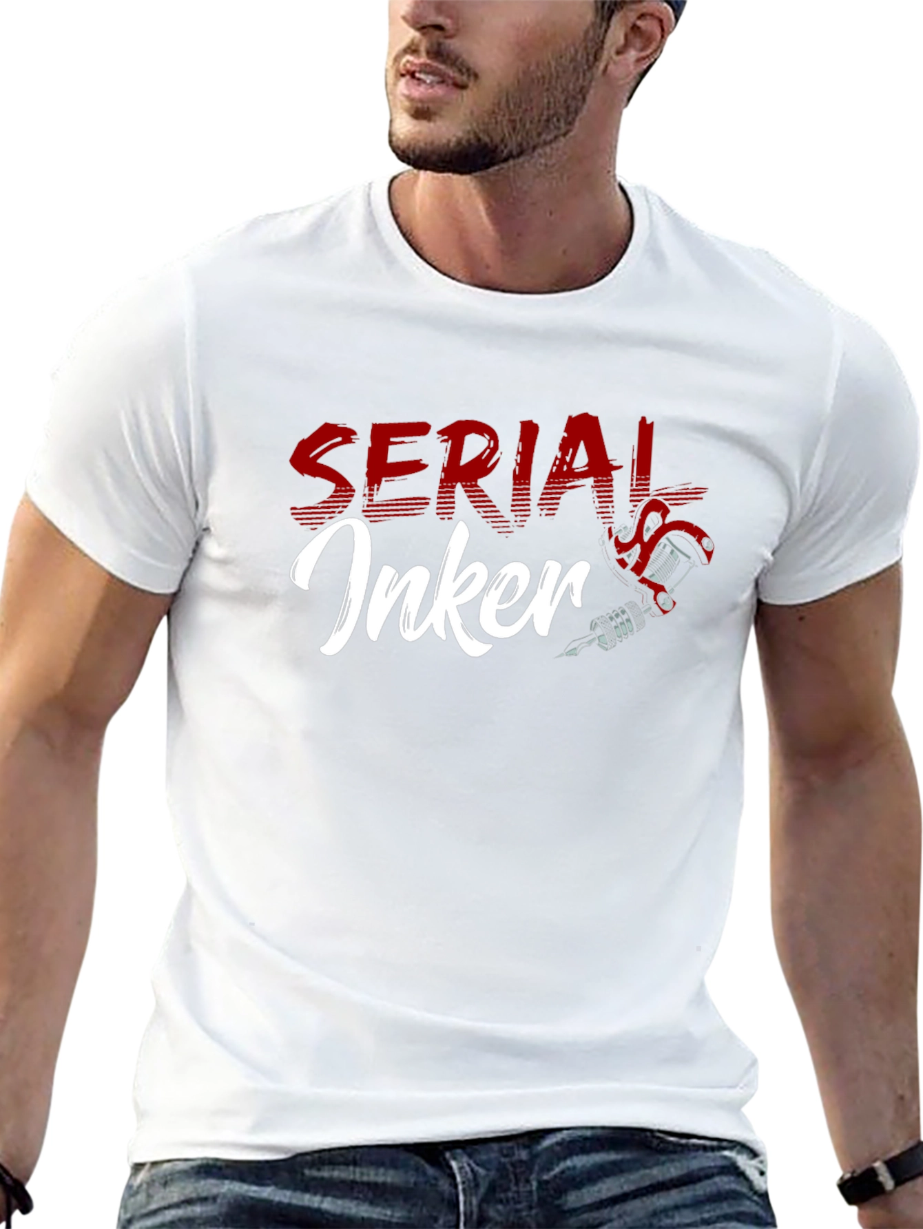 Serial Inker Tattoo Artist T-Shirt - Black