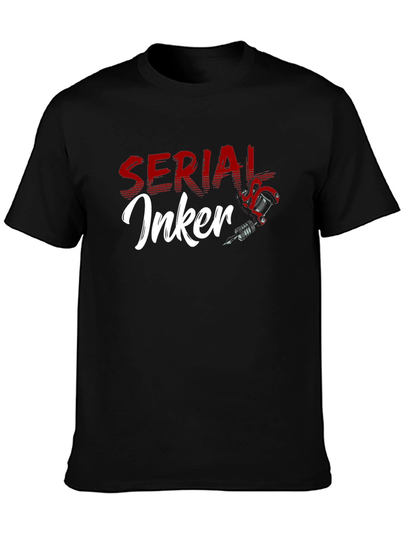 Serial Inker Tattoo Artist T-Shirt - Black