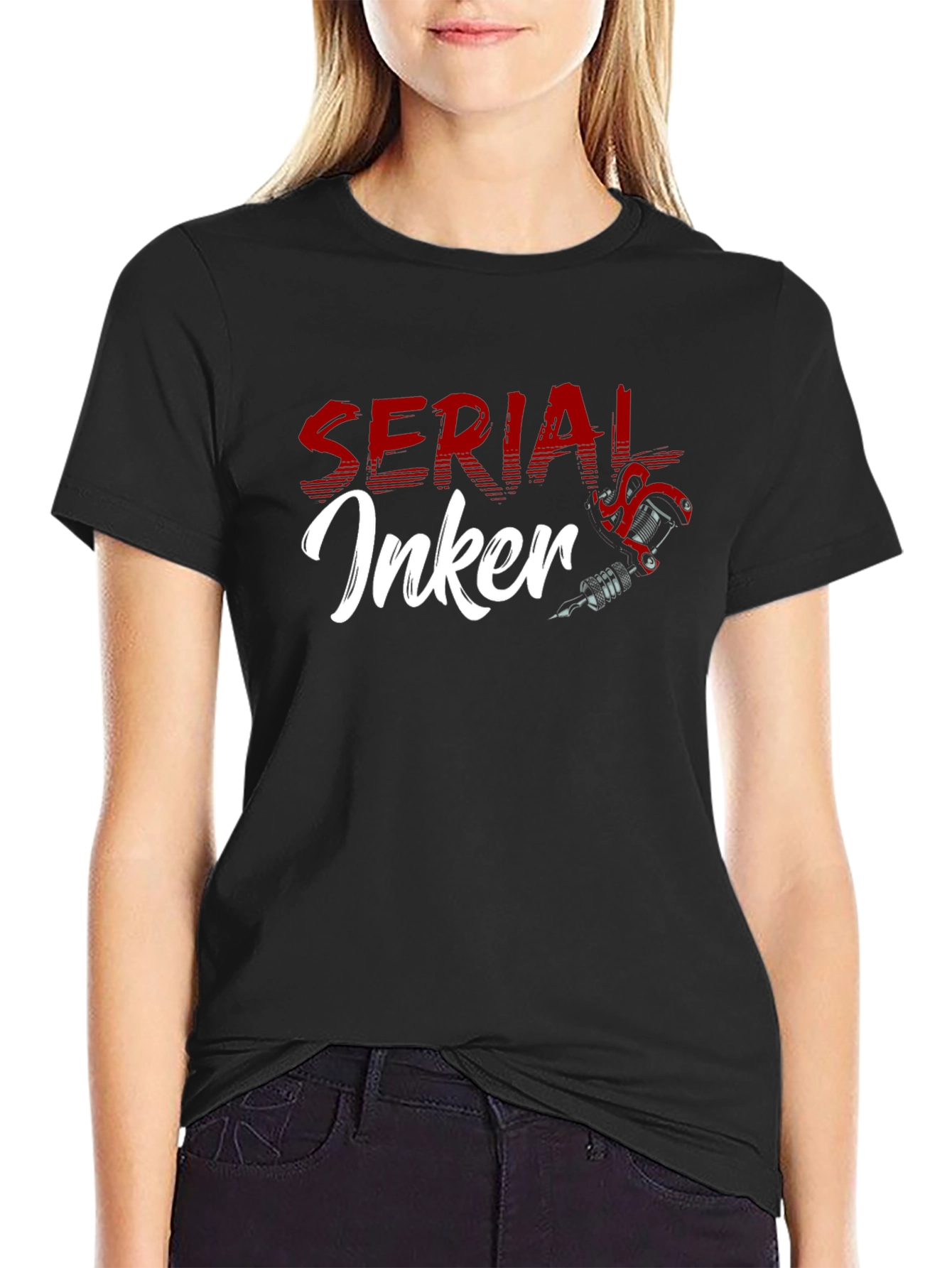 Serial Inker Tattoo Artist T-Shirt - Black